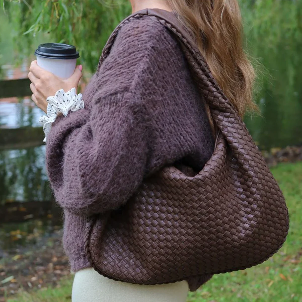 Sac à main Maria tressé - Image 2