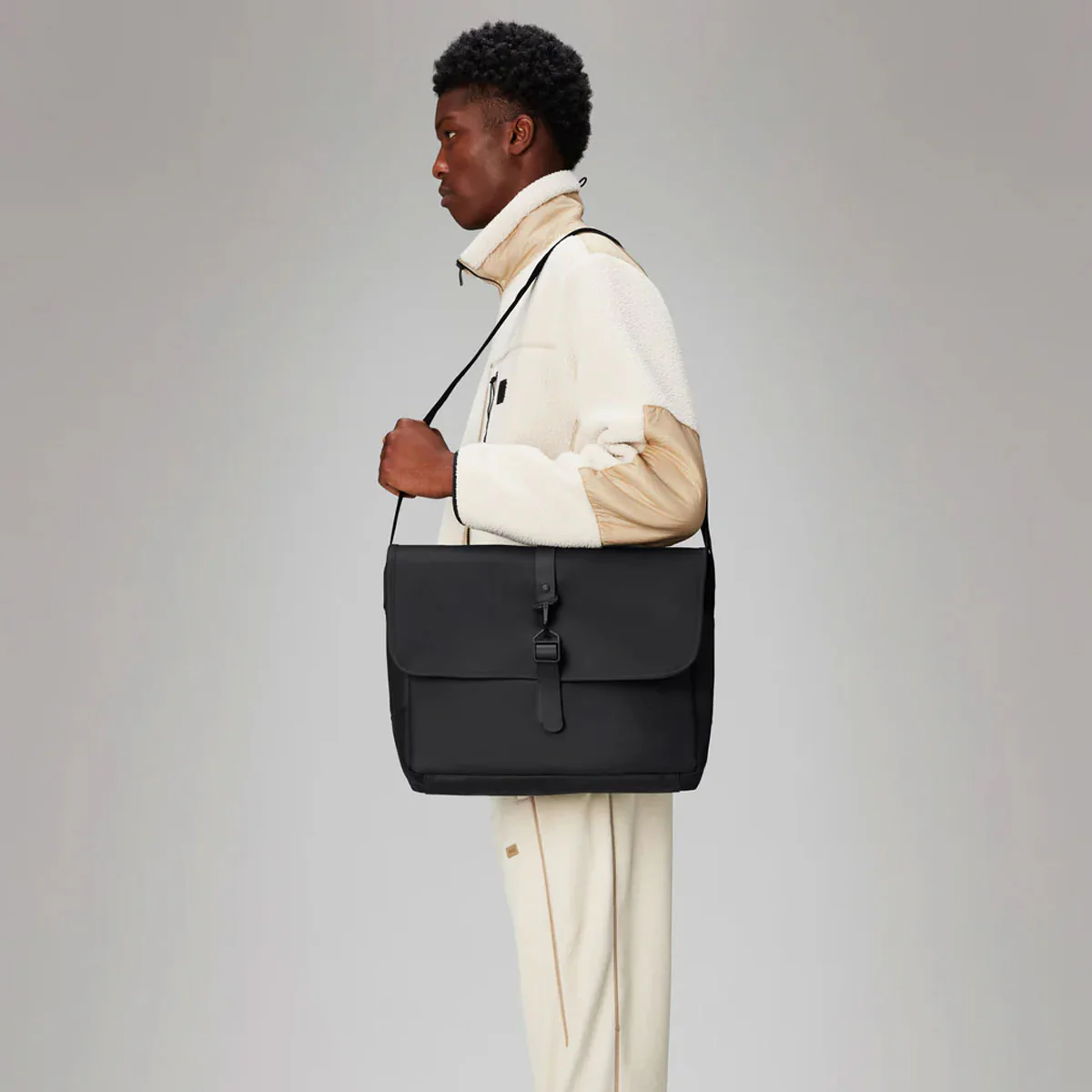 Sac Messenger Bag W3 - Noir - Image 5