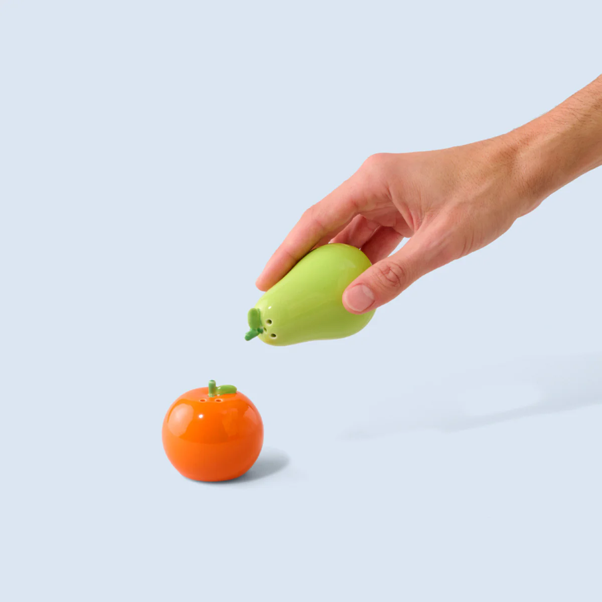 Salière et poivrière - Orange / Poire - Image 2