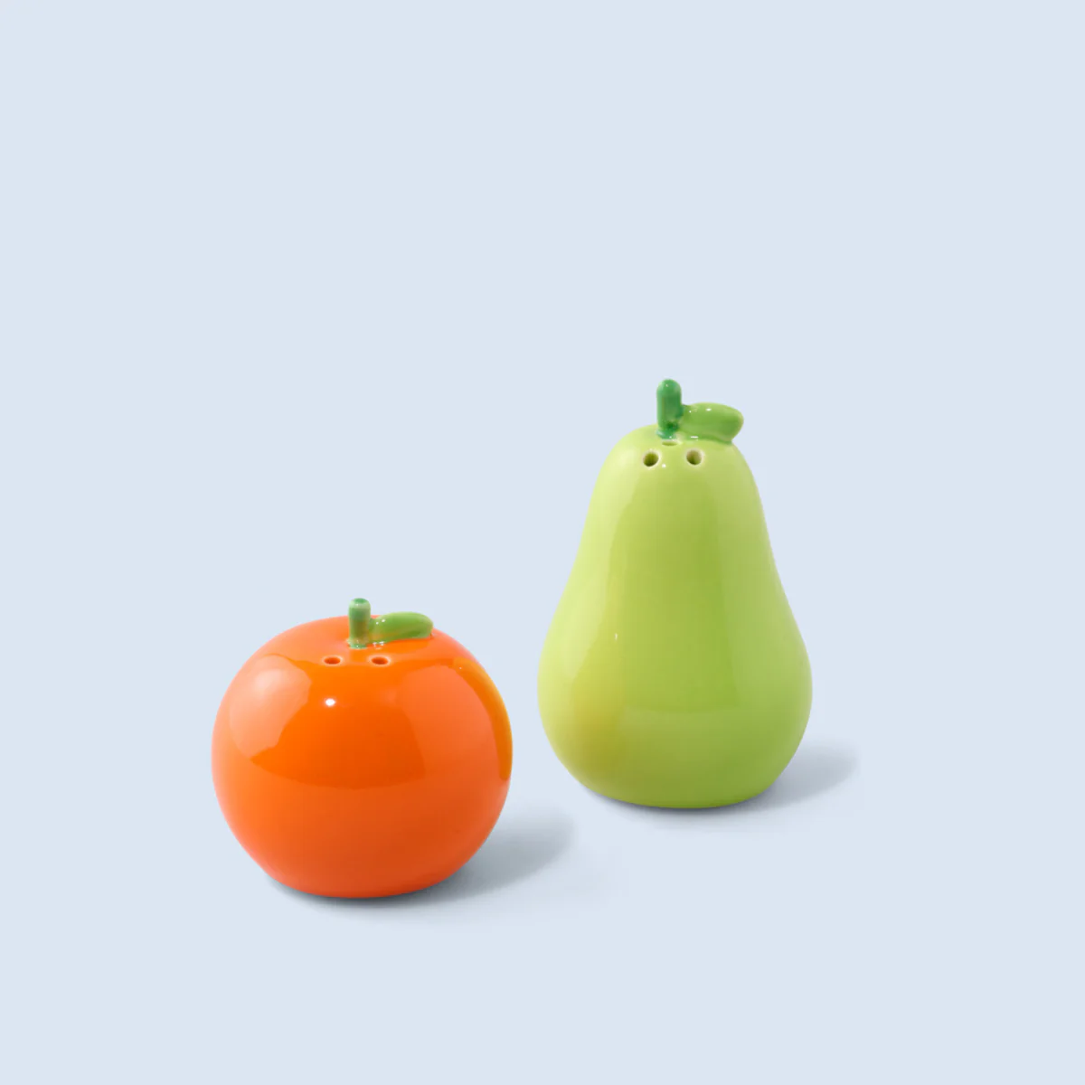 Salière et poivrière - Orange / Poire - Image 3
