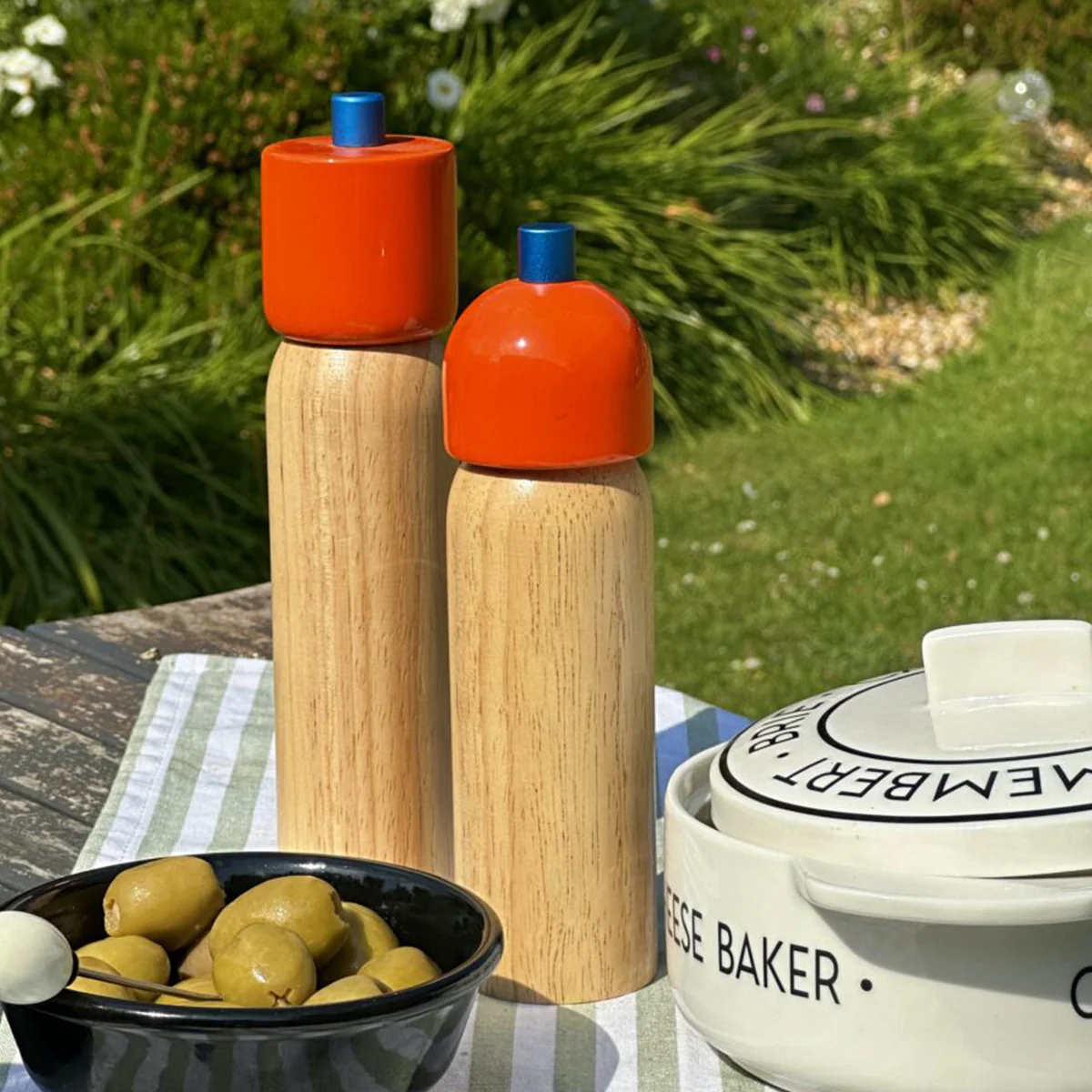Salière Poivrière - Orange/Bleu - Image 4