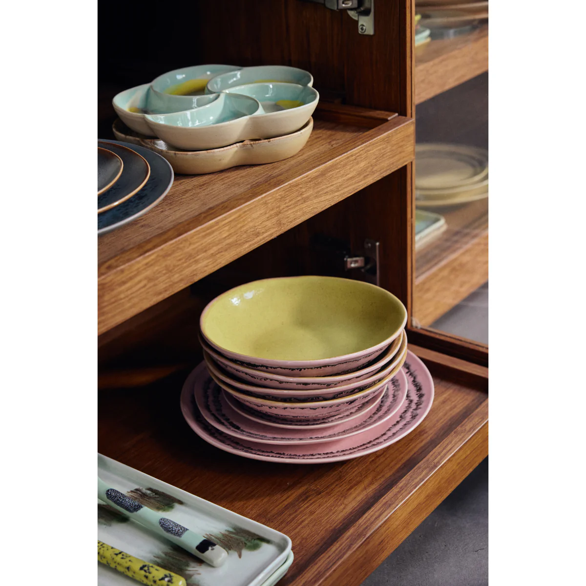 Set de 2 assiettes 70s ceramics - Bubble - Image 3
