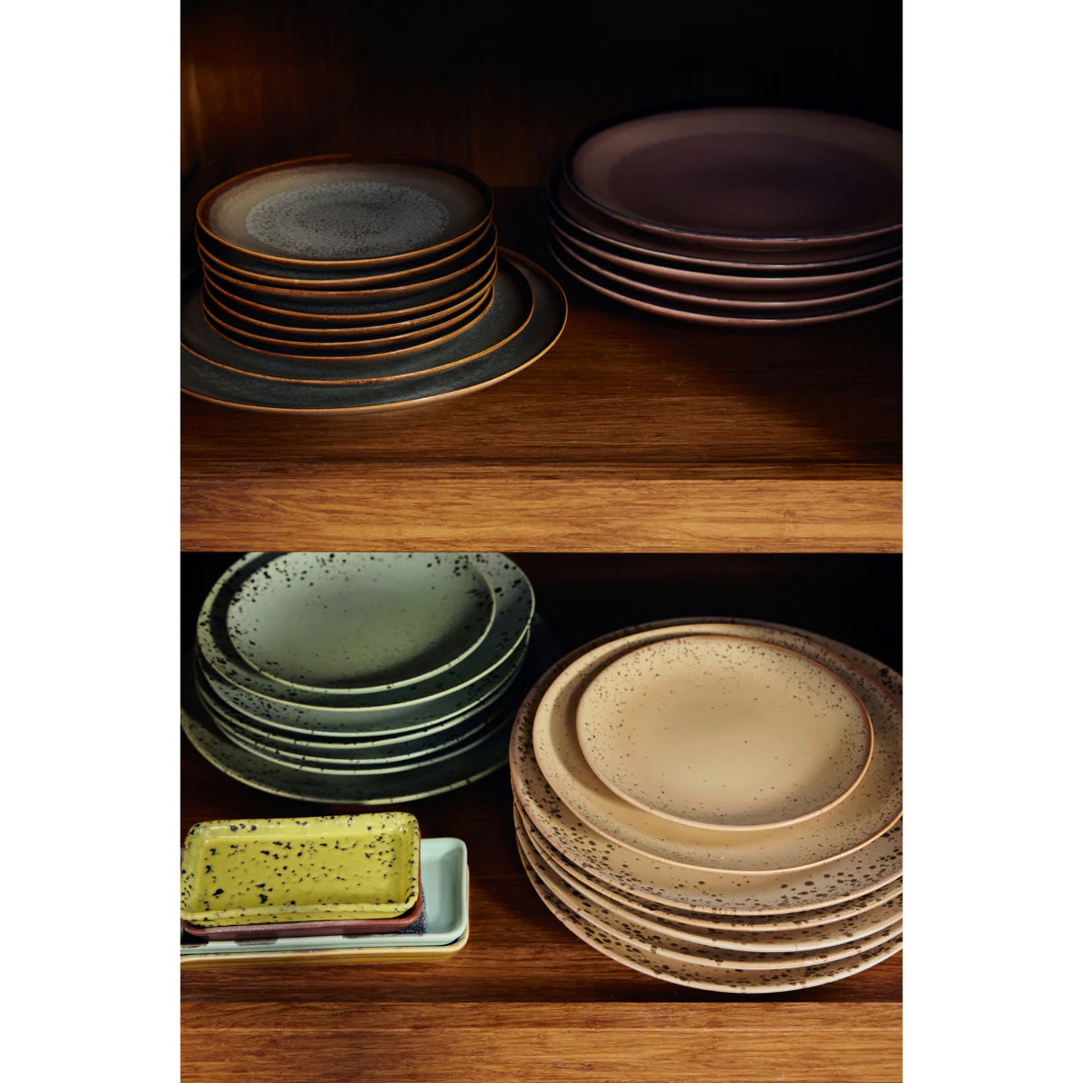 Set de 2 assiettes à dessert 70s ceramics - Grit - Image 7