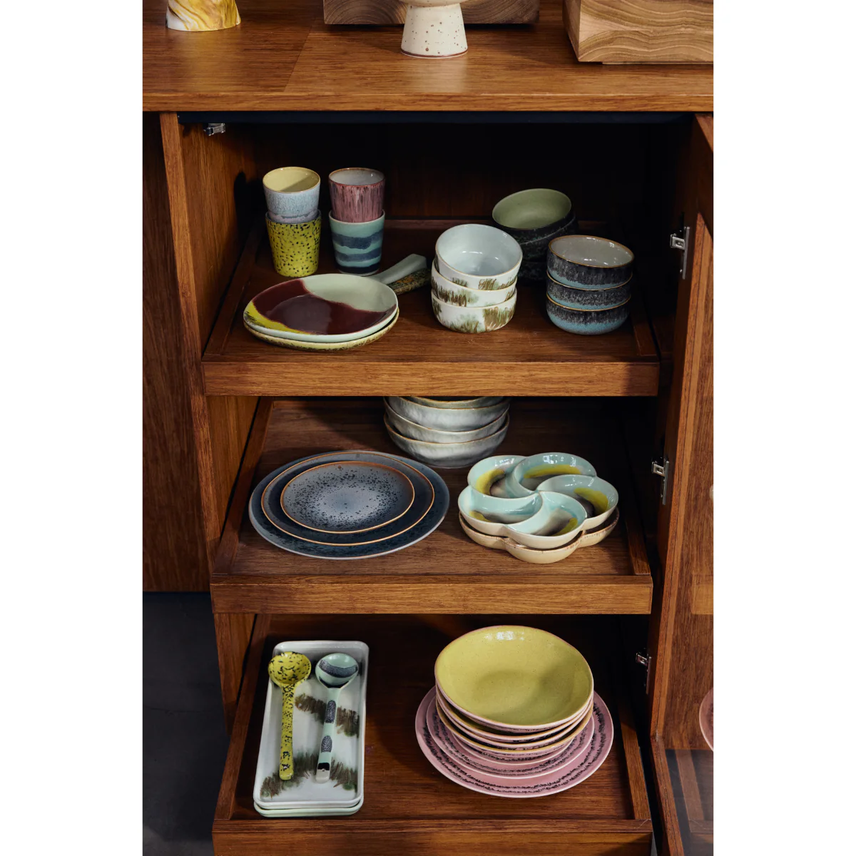 Set de 2 assiettes 70s ceramics - Mineral - Image 6