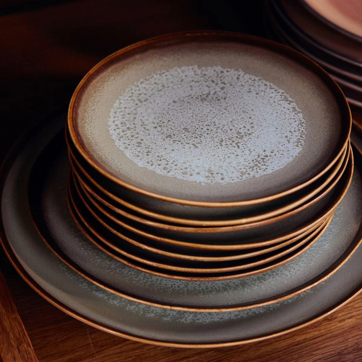 Set de 2 assiettes à dîner 70s Ceramics - Contrast - Image 2