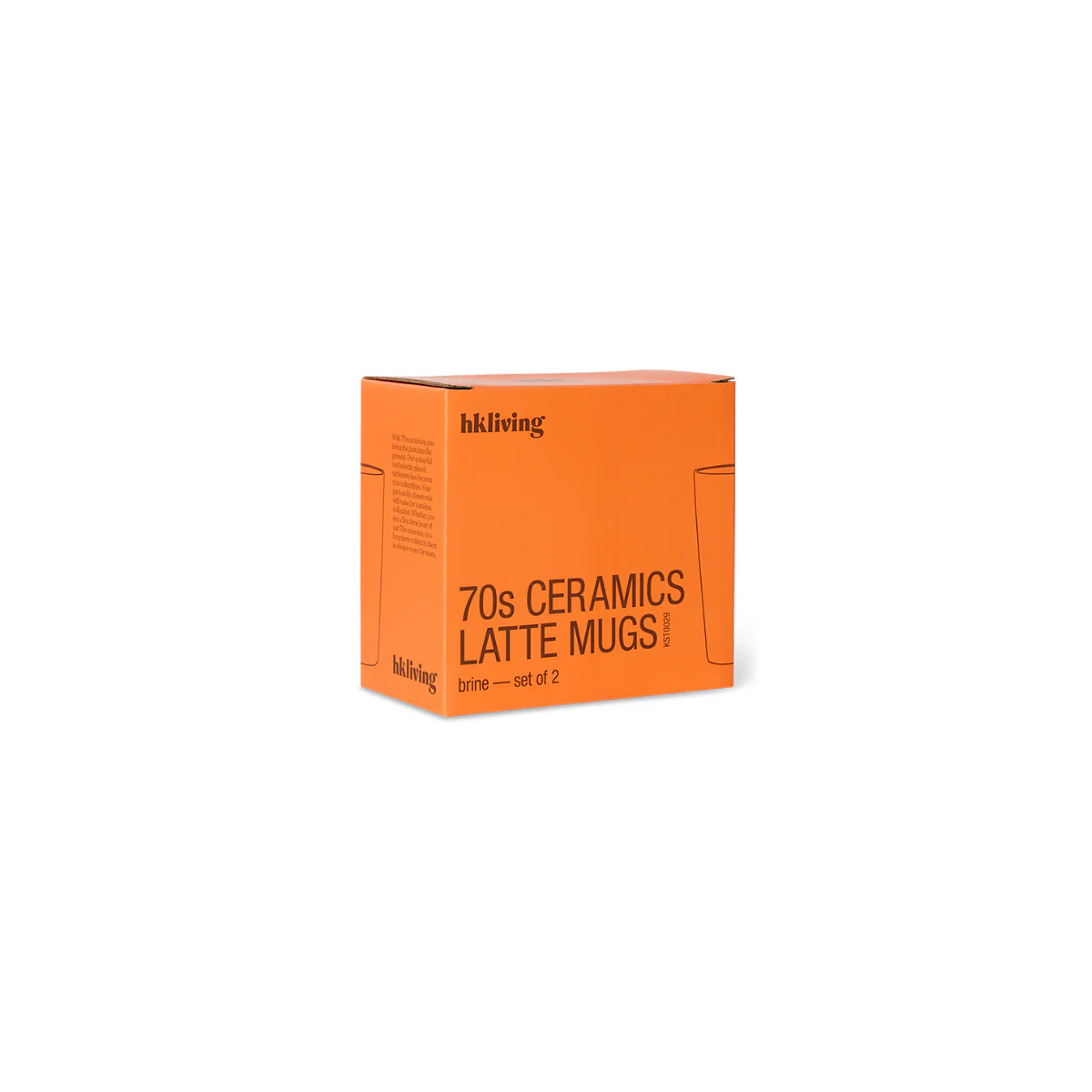 Set de 2 mugs 70s ceramics brine - Image 3