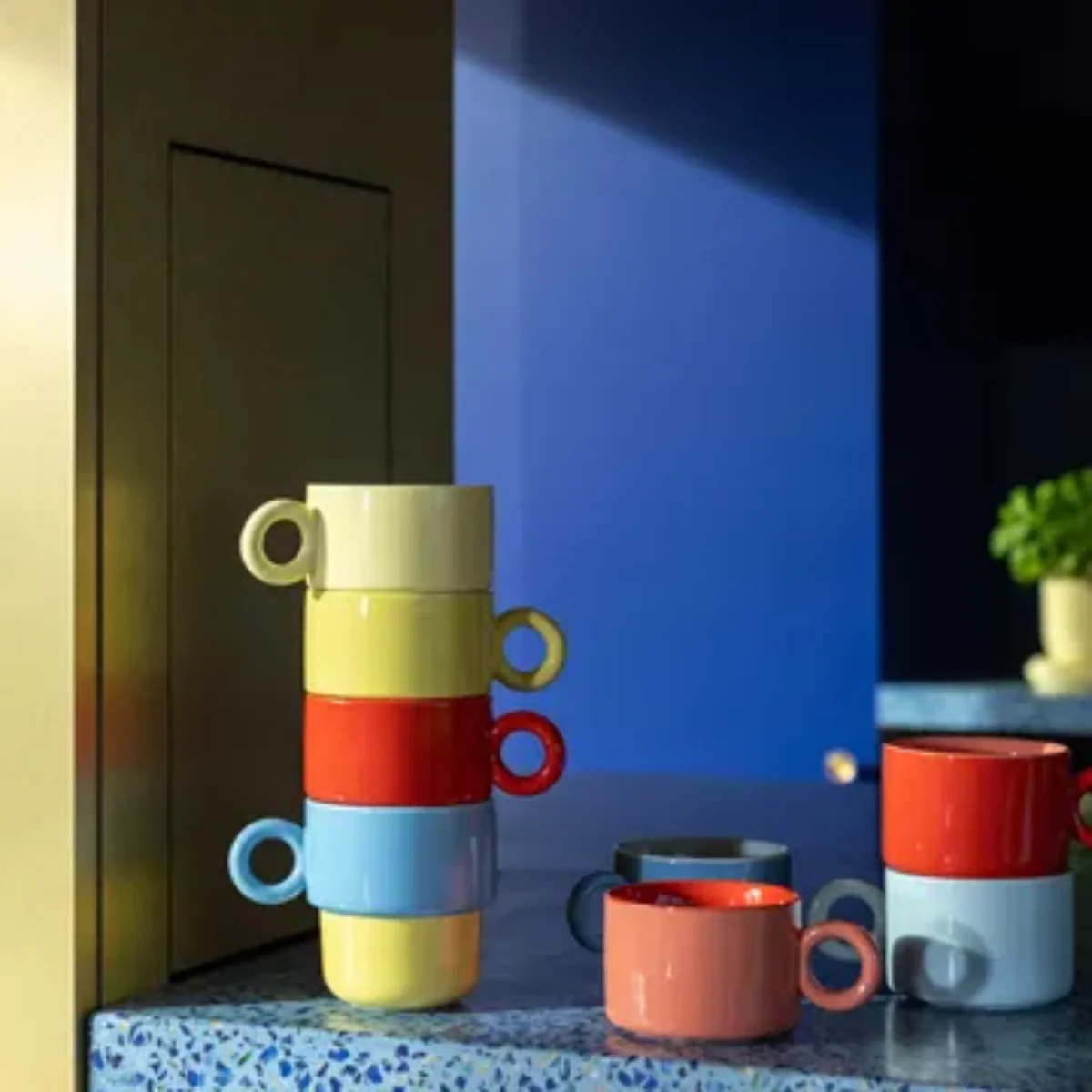 Set de 2 mugs Chiquito L - Blue - Image 4