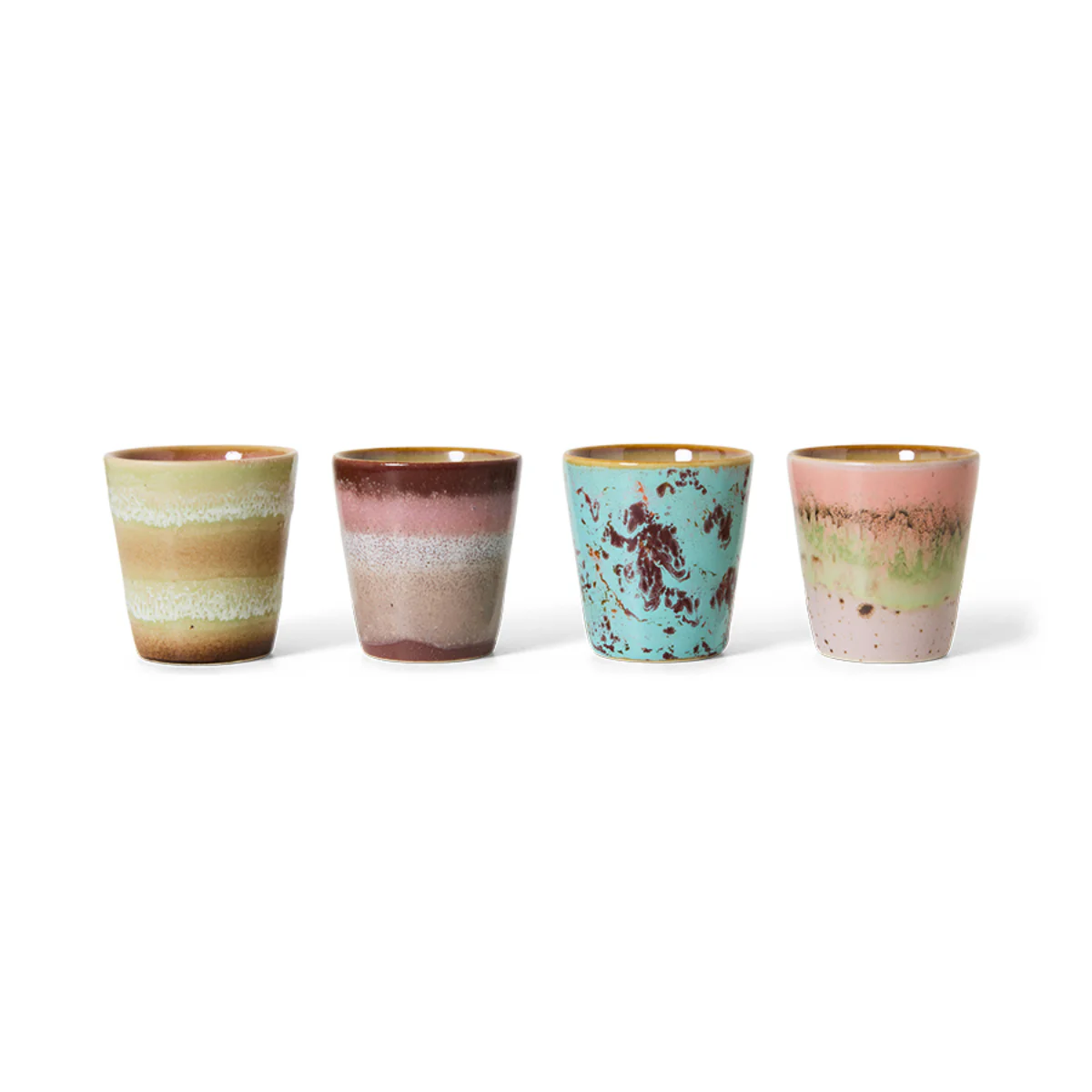 Set de 4 mugs Ristretto 70s Futurism - Image 2