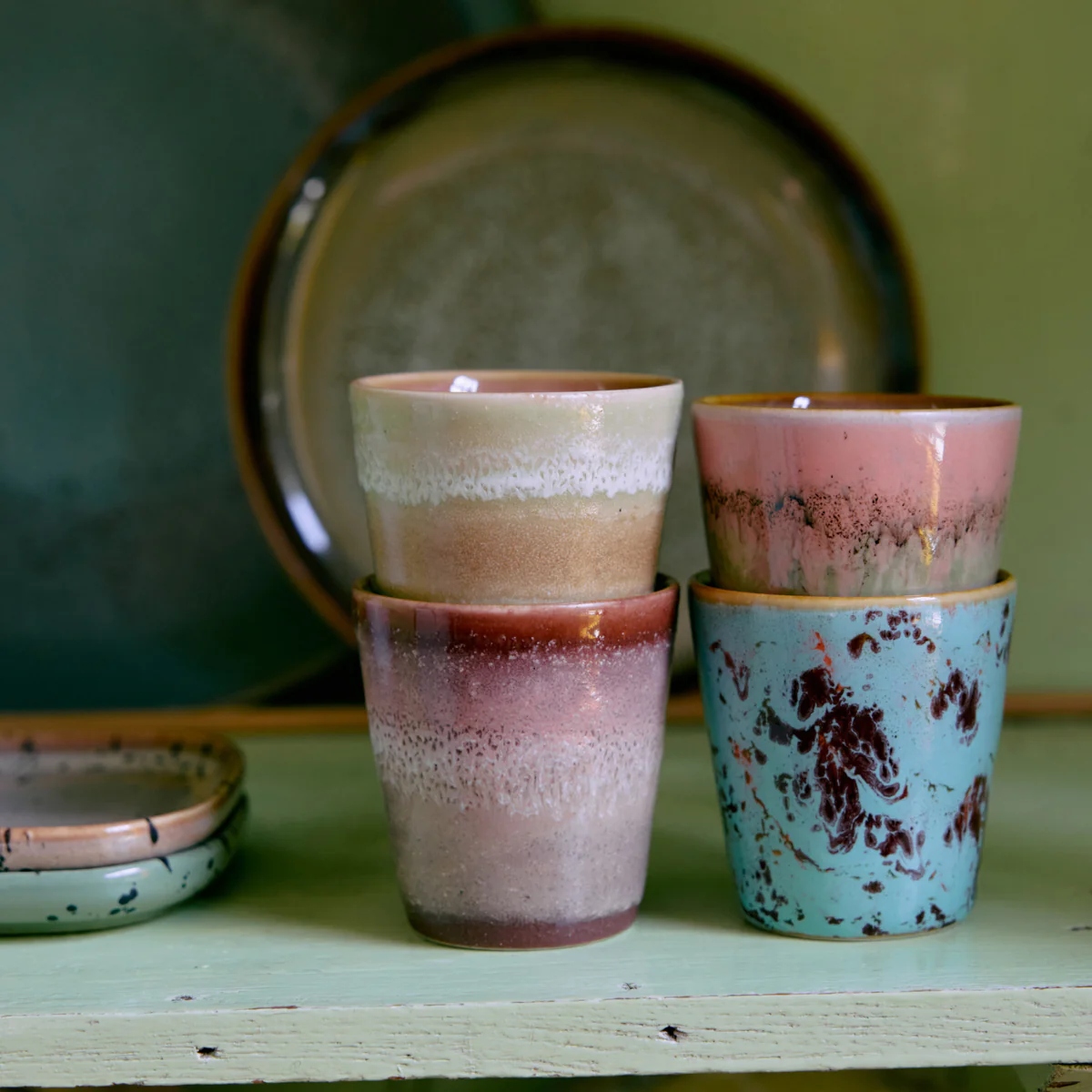 Set de 4 mugs Ristretto 70s Futurism - Image 3