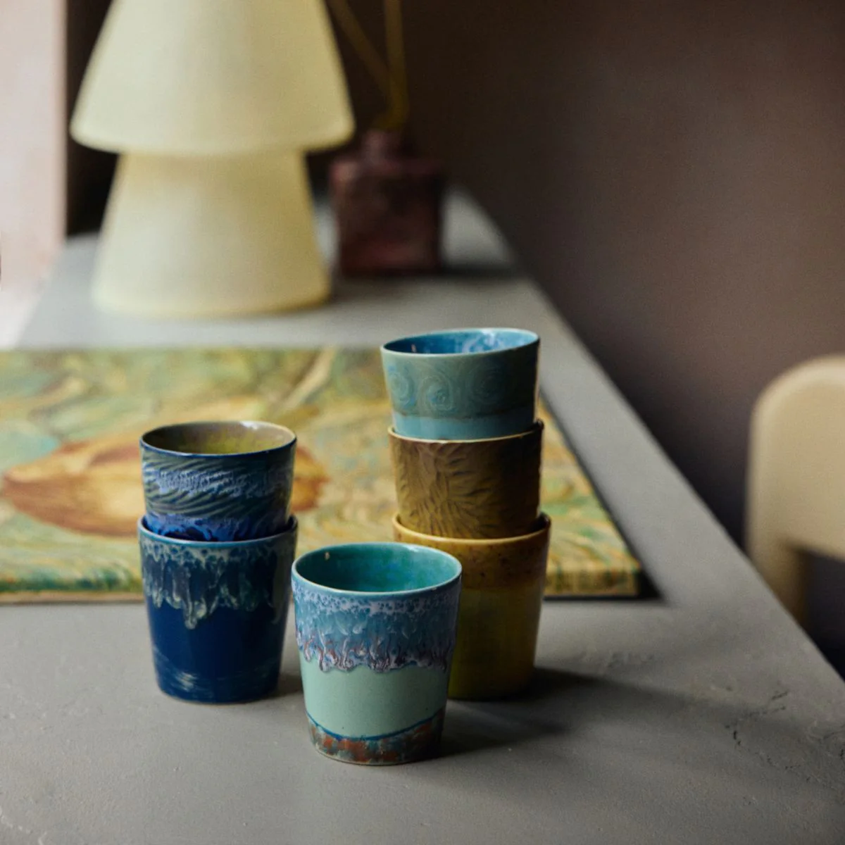 Set de 2 tasses à café 70s Van Gogh - Self Portrait - Image 5