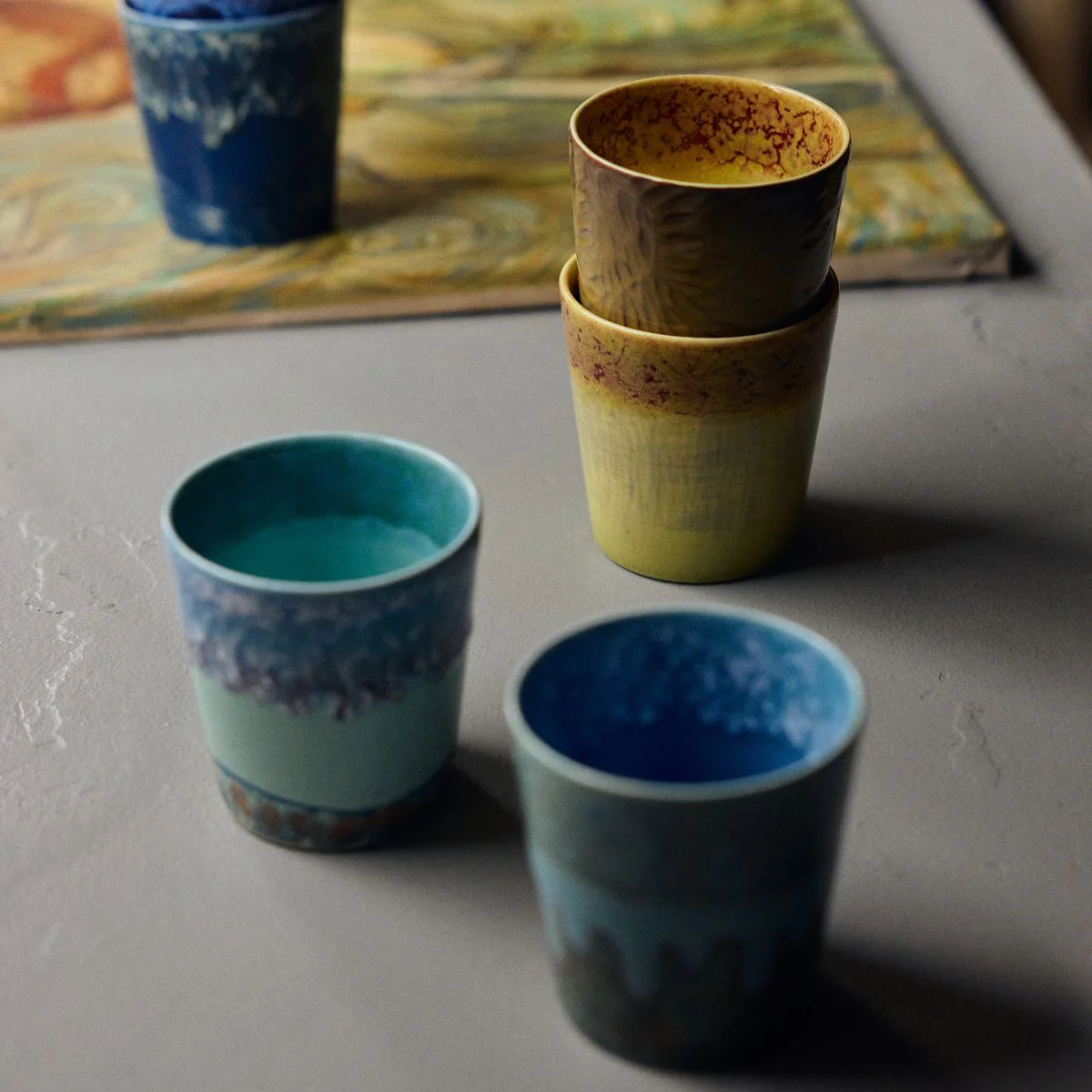 Set de 2 tasses à café 70s Van Gogh - Sunflowers - Image 7