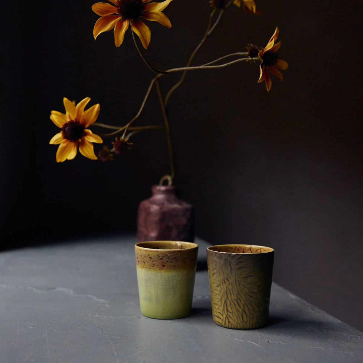 Set de 2 tasses à café 70s Van Gogh - Sunflowers - Image 6