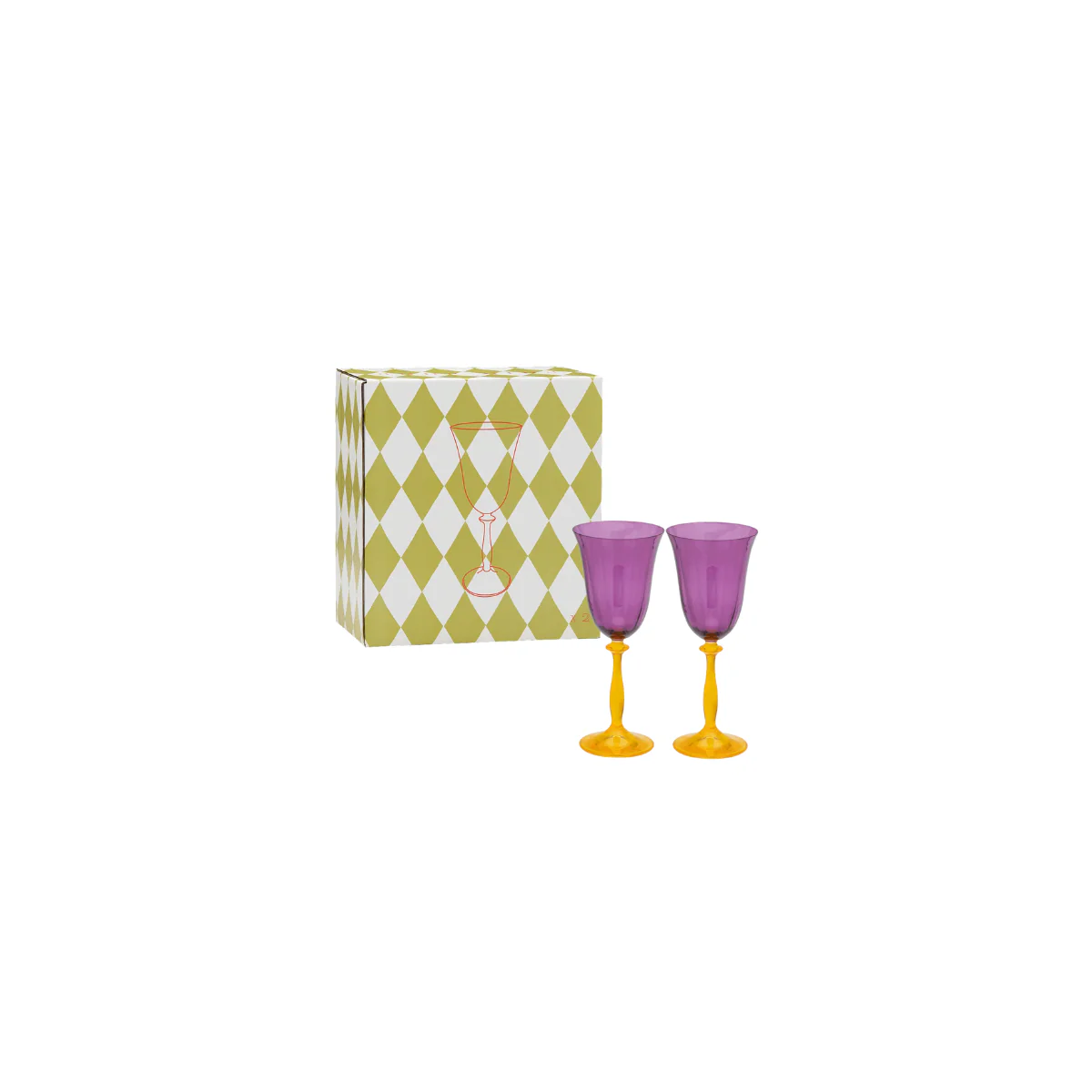Set de 2 verres à vin - Petunia Optic - Image 4