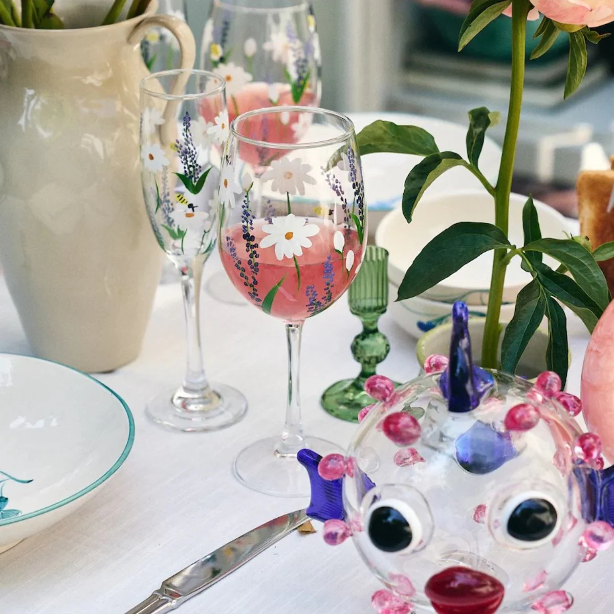 Set de 2 verres à vin - Springtime toast - Image 2