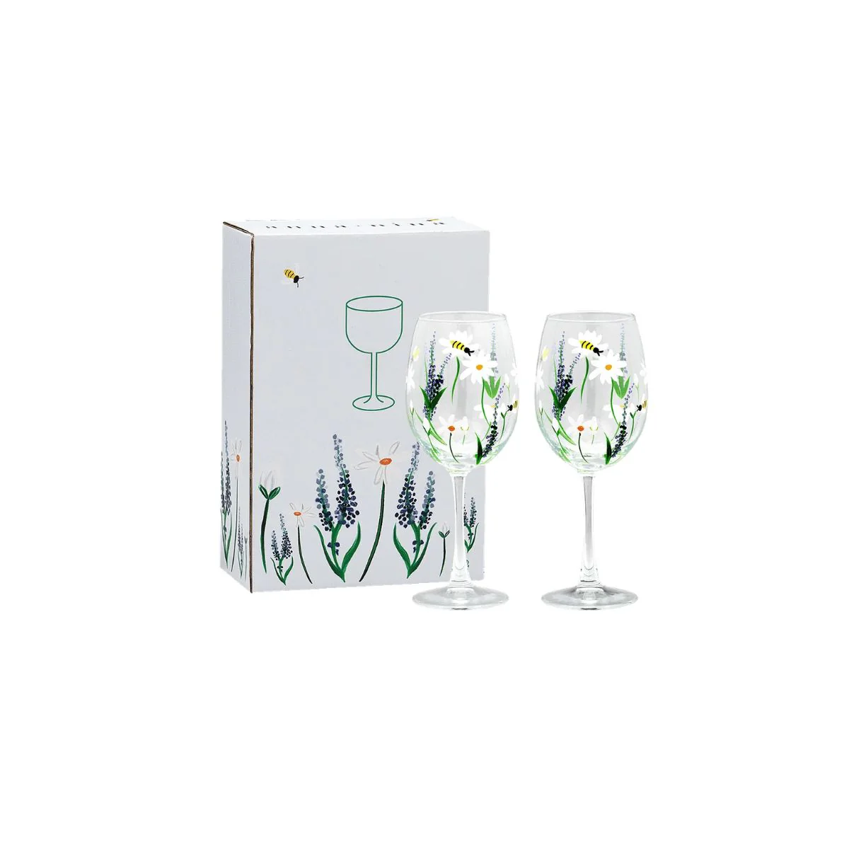 Set de 2 verres à vin - Springtime toast - Image 3