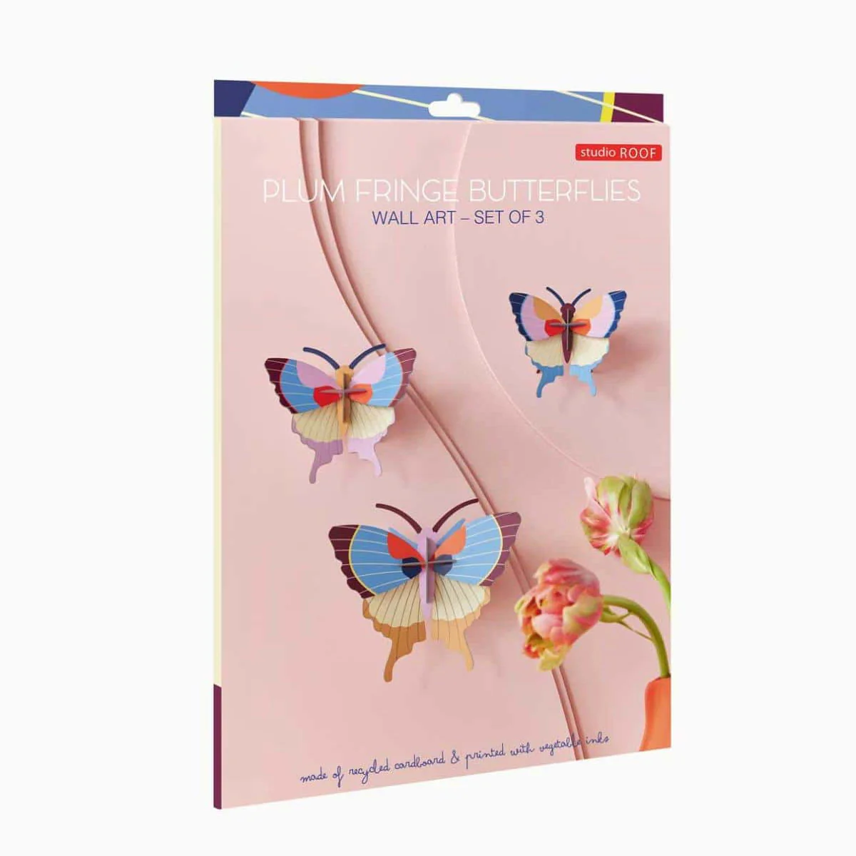 Set De 3 Décorations Murale Plum Fringe Butterflies - Image 4