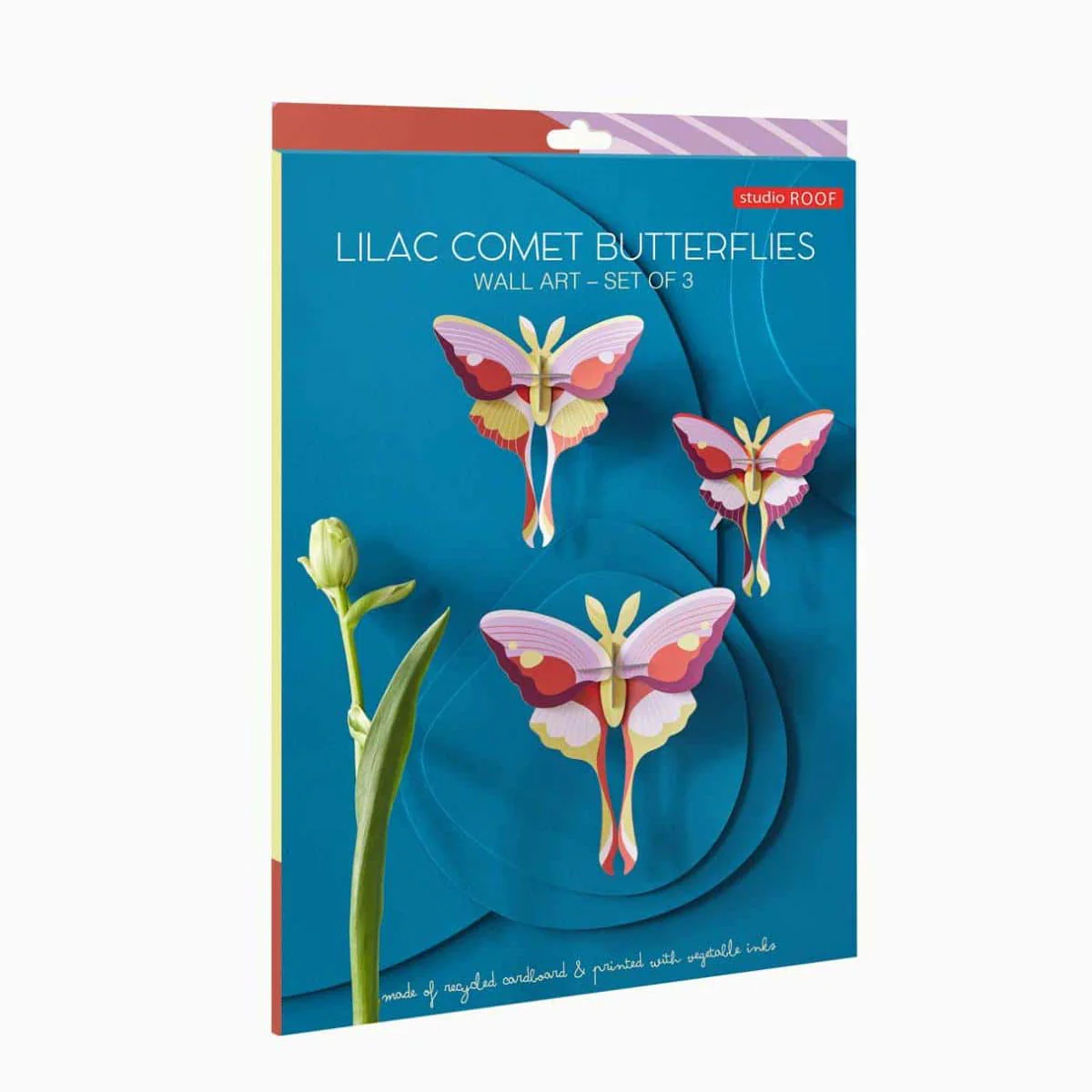 Set De 3 Décorations Murale Lilac Comet Butterflies - Image 4