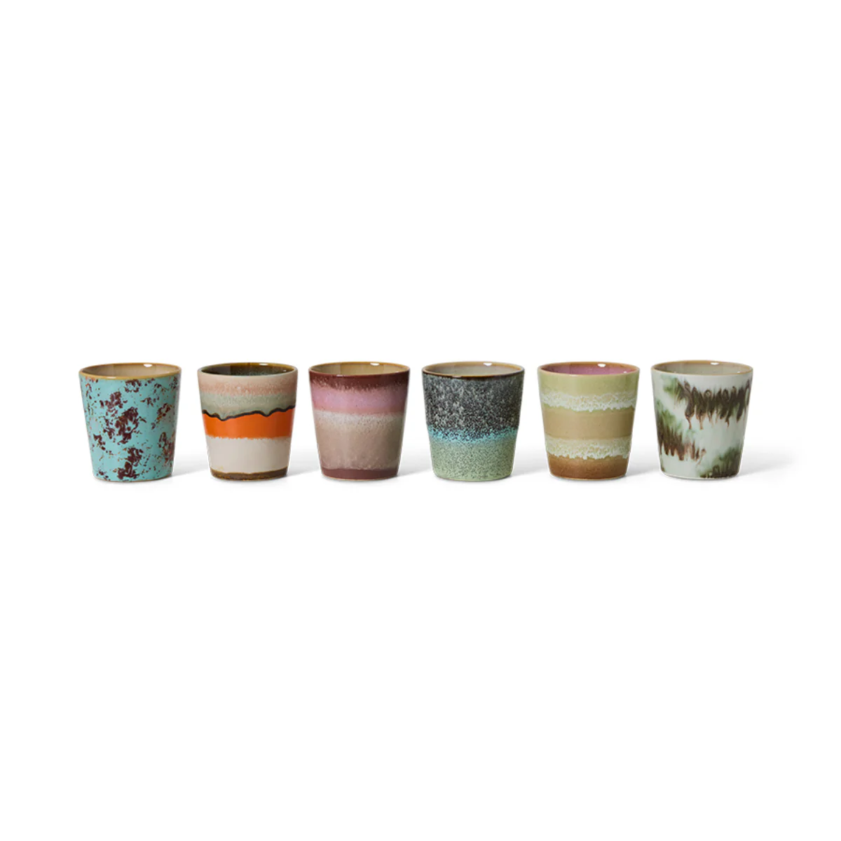Set de 6 coffee mugs 70s S Surreal - Image 2