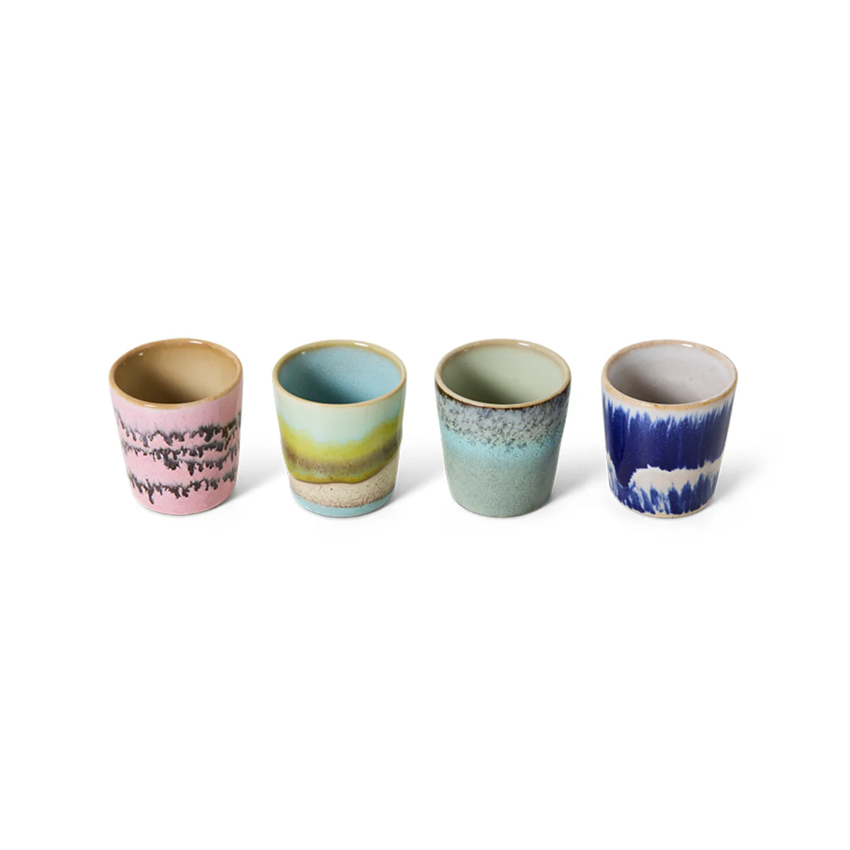 Set de 4 coquetiers 70s Vibrance - Image 3