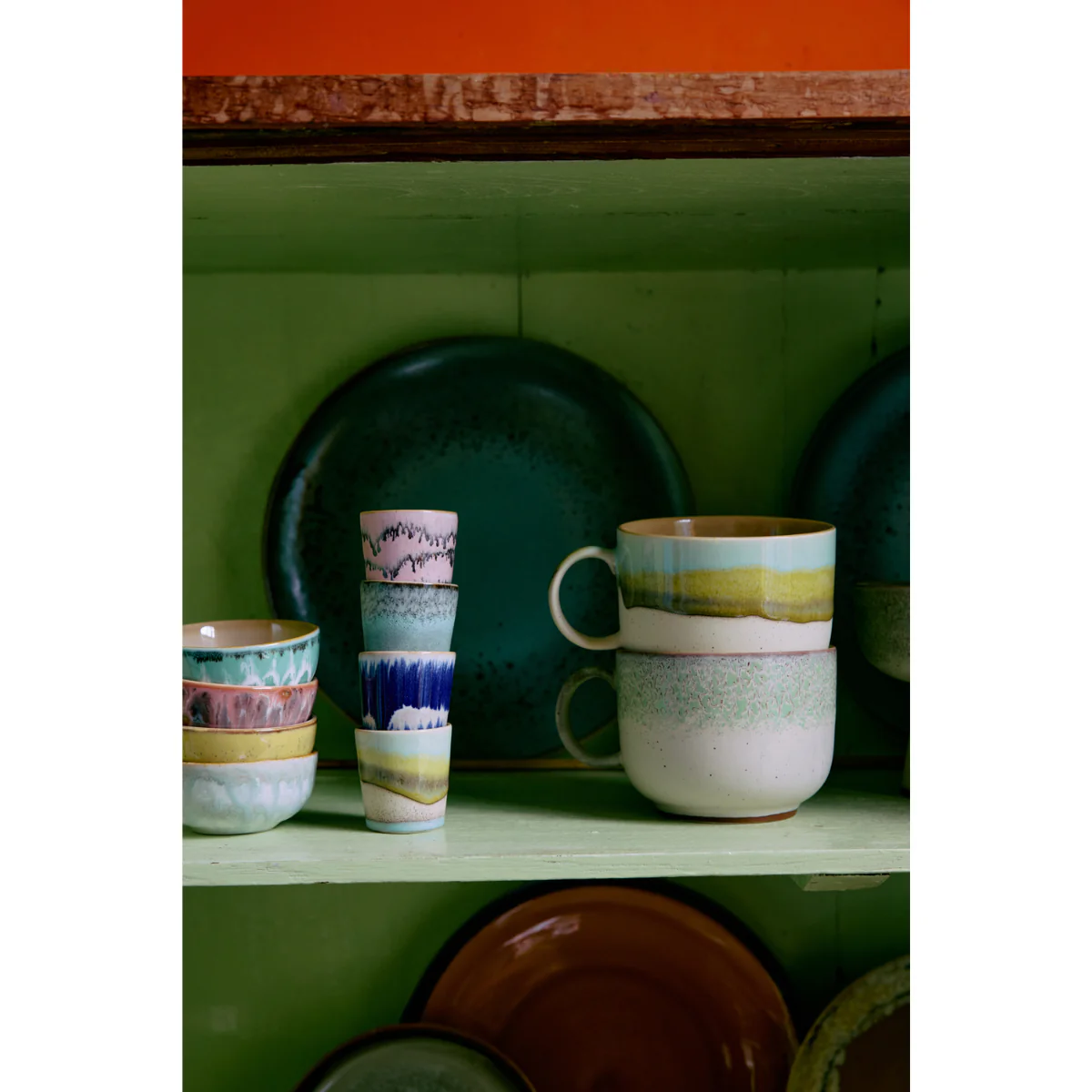 Set de 4 coquetiers 70s Vibrance - Image 4
