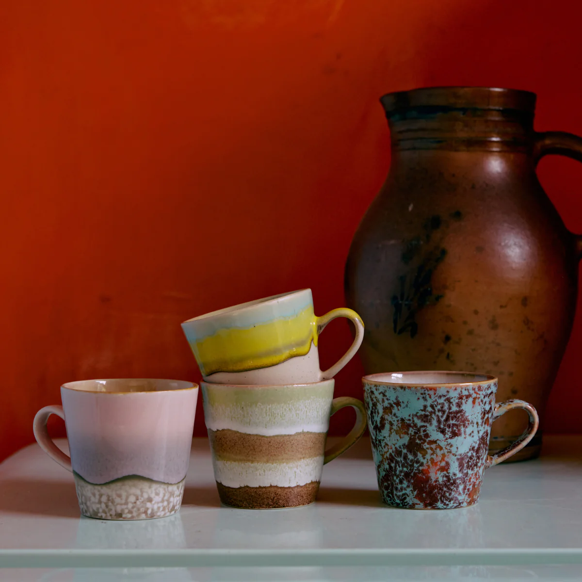 Set de 4 mugs Americano 70s Rococo - Image 2