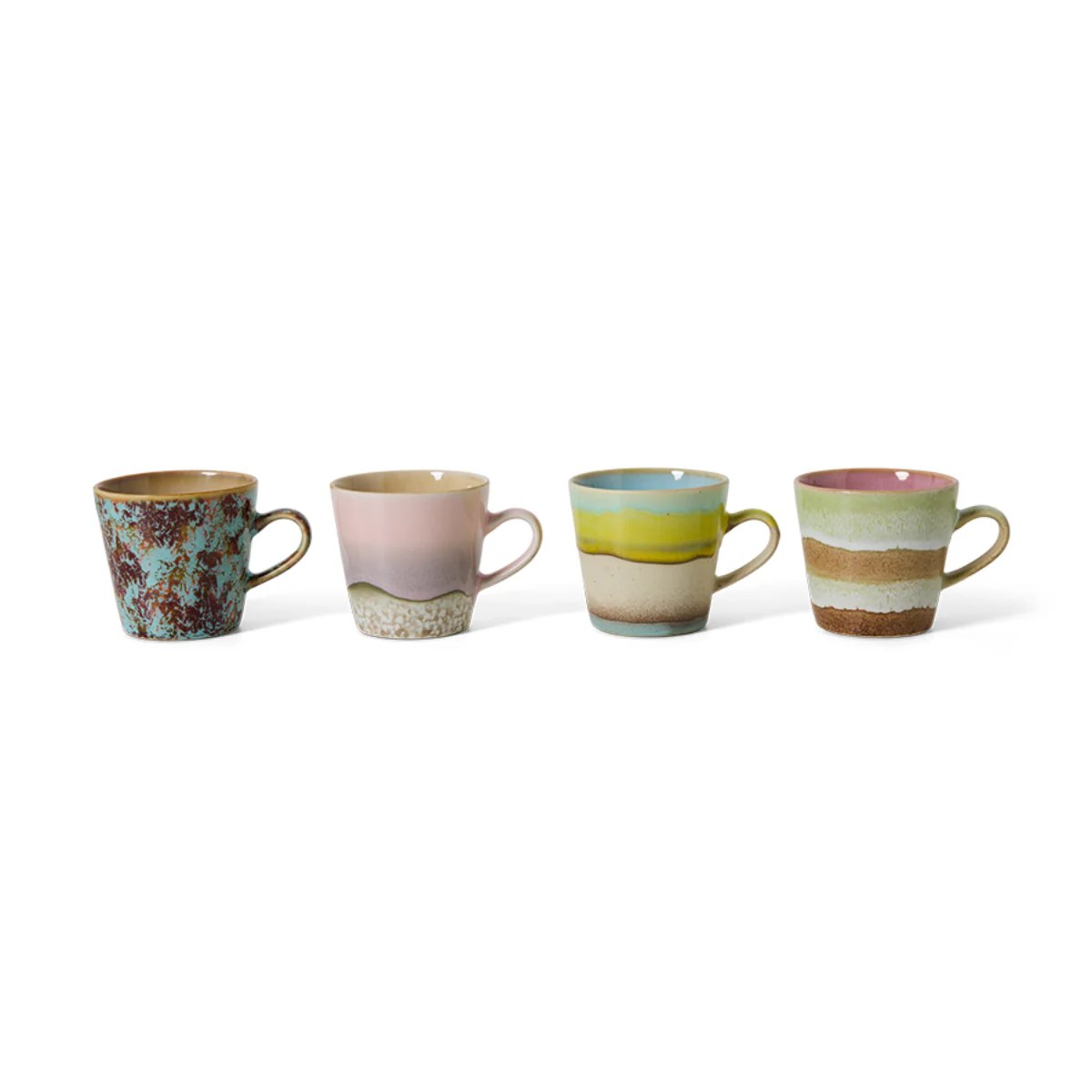Set de 4 mugs Americano 70s Rococo - Image 3