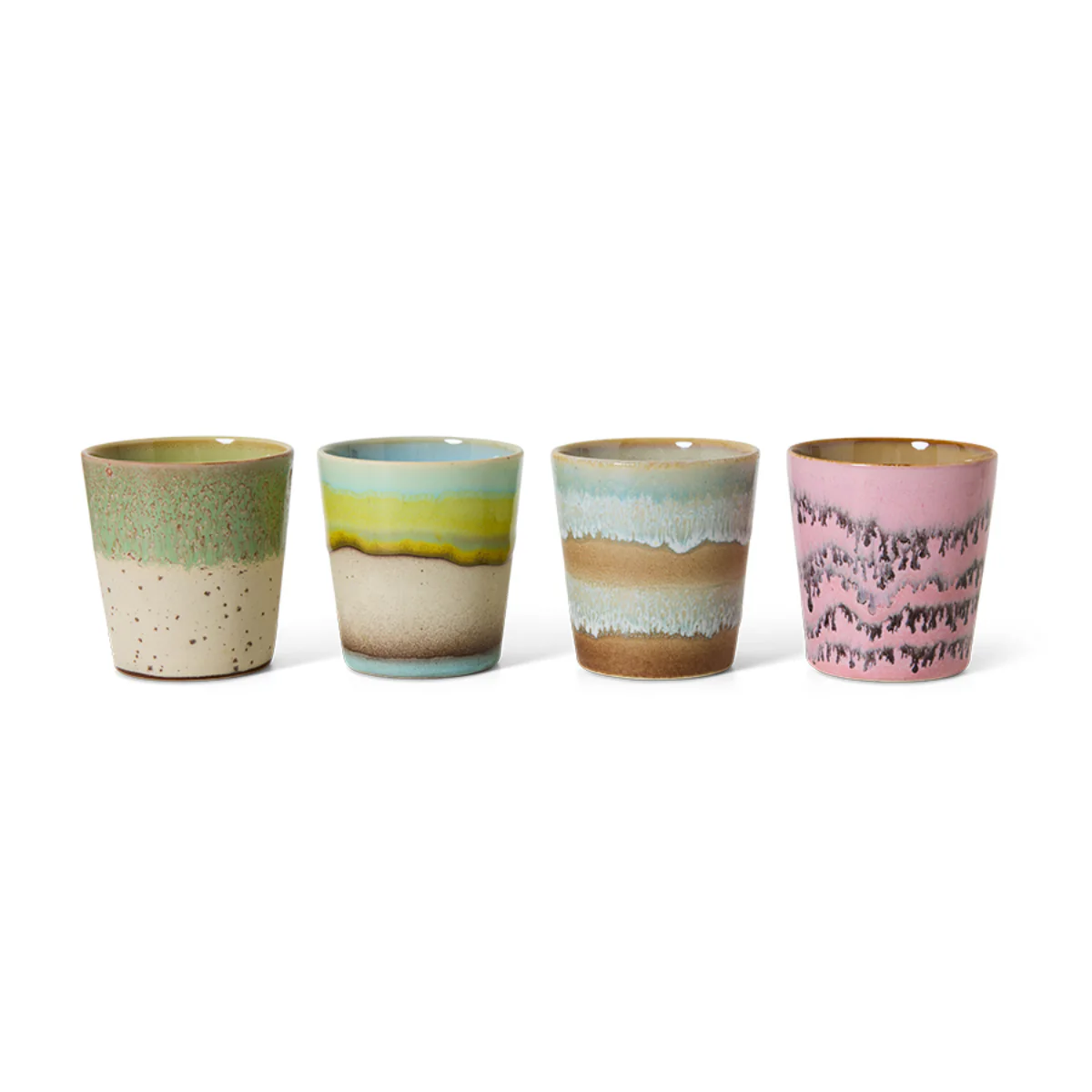 Set de 4 mugs Coffee 70s Pop Art - Image 2