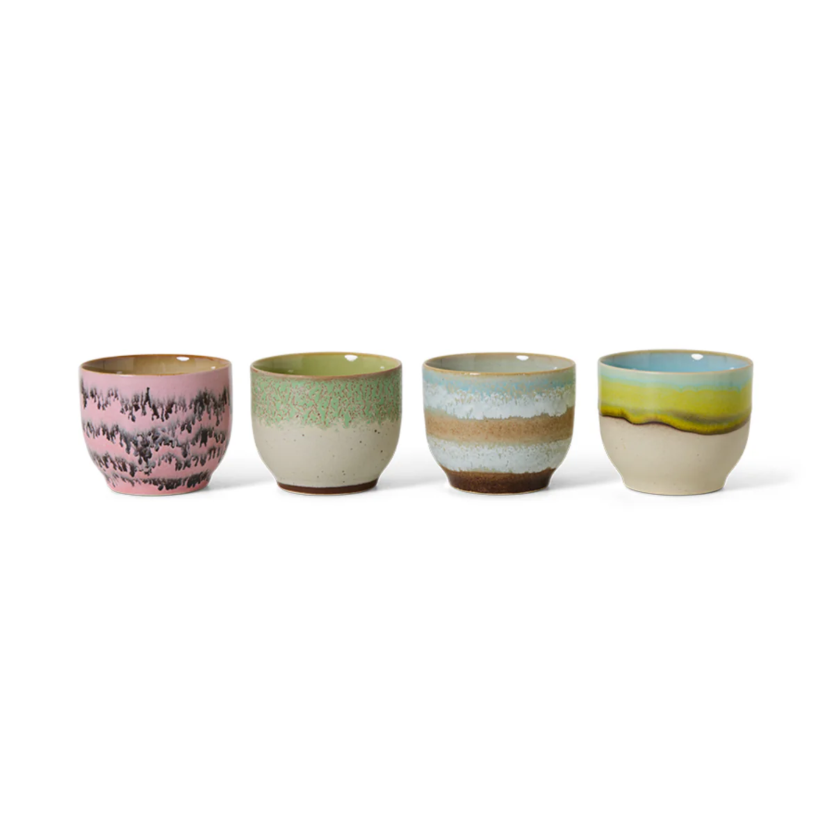 Set de 4 tasses café 70s Déco - Image 3