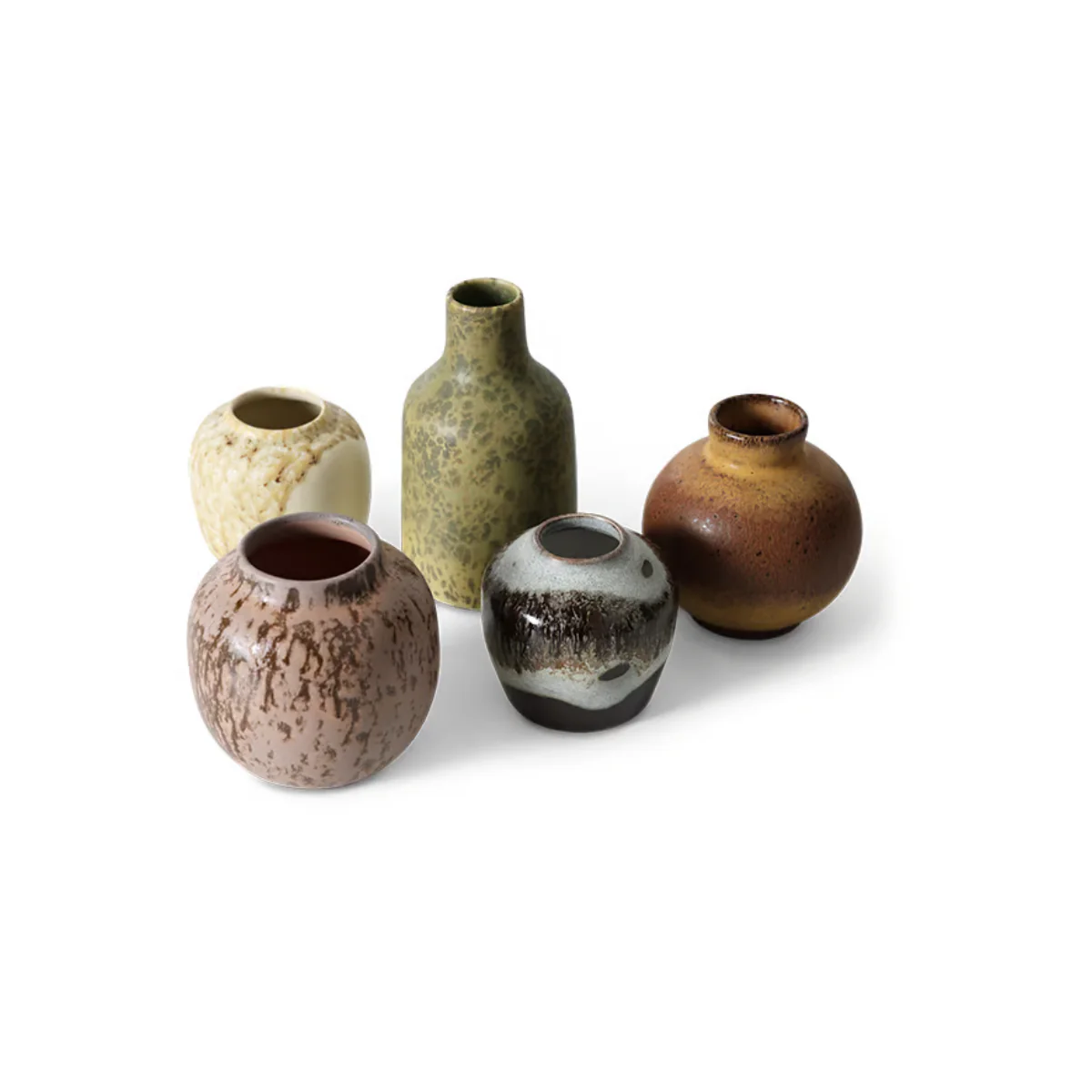 Set de 5 vases S 70s Ceramics - Image 5