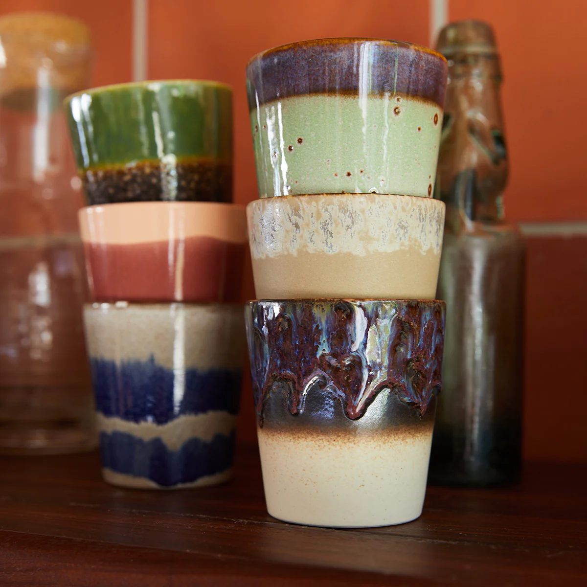 Set de 6 Mugs 70's Grounding en céramique - Image 3
