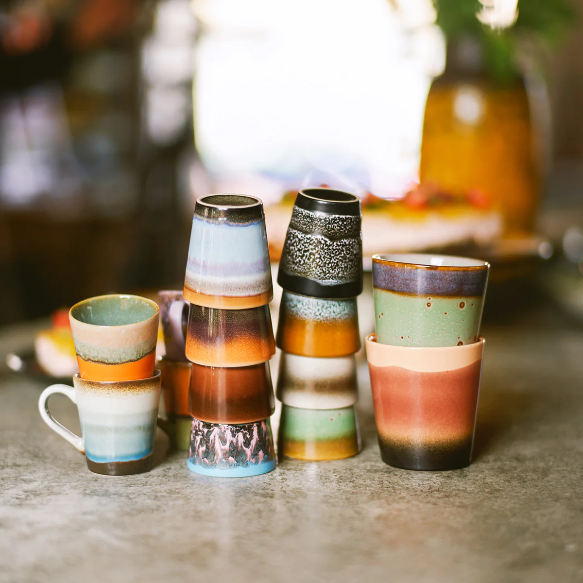 Set de 6 Mugs 70's Grounding en céramique - Image 4