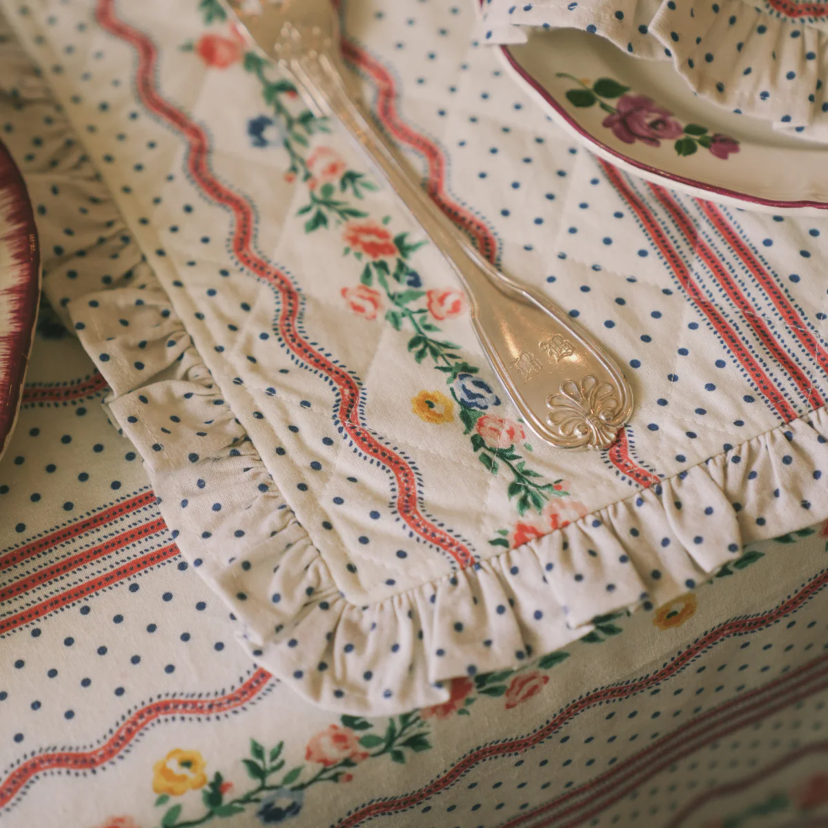 Set de table Jeanne - Red - Image 2