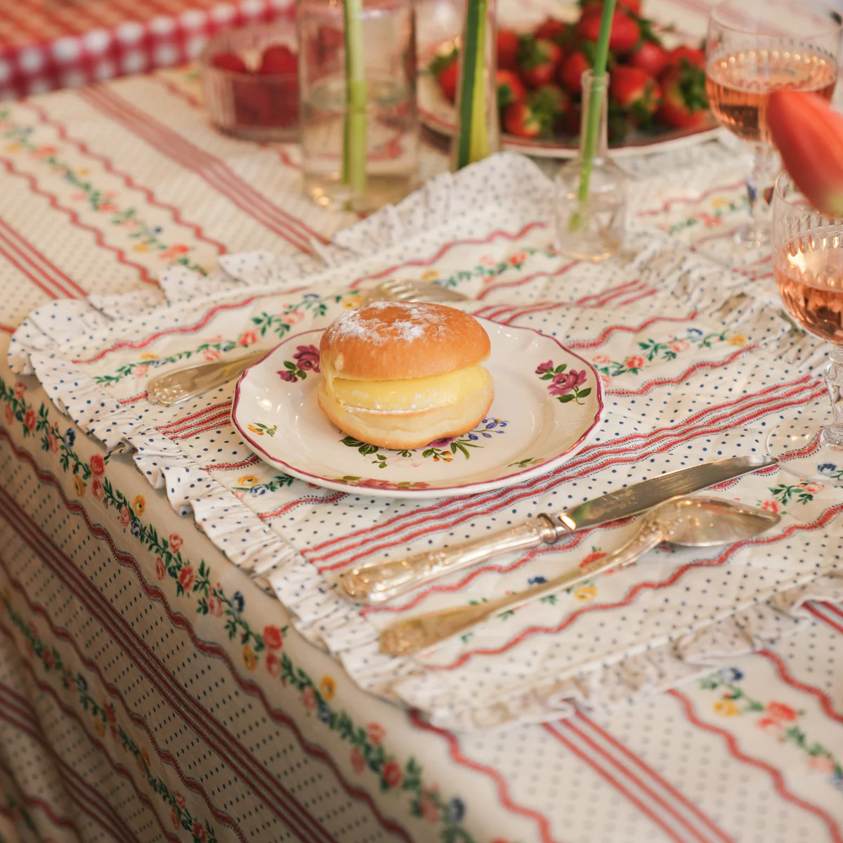 Set de table Jeanne - Red - Image 3