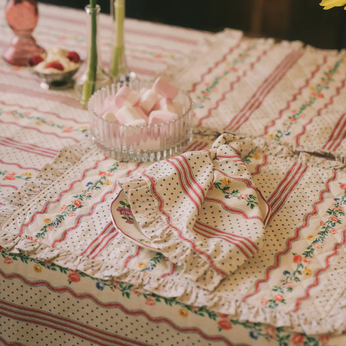 Set de table Jeanne - Red - Image 4