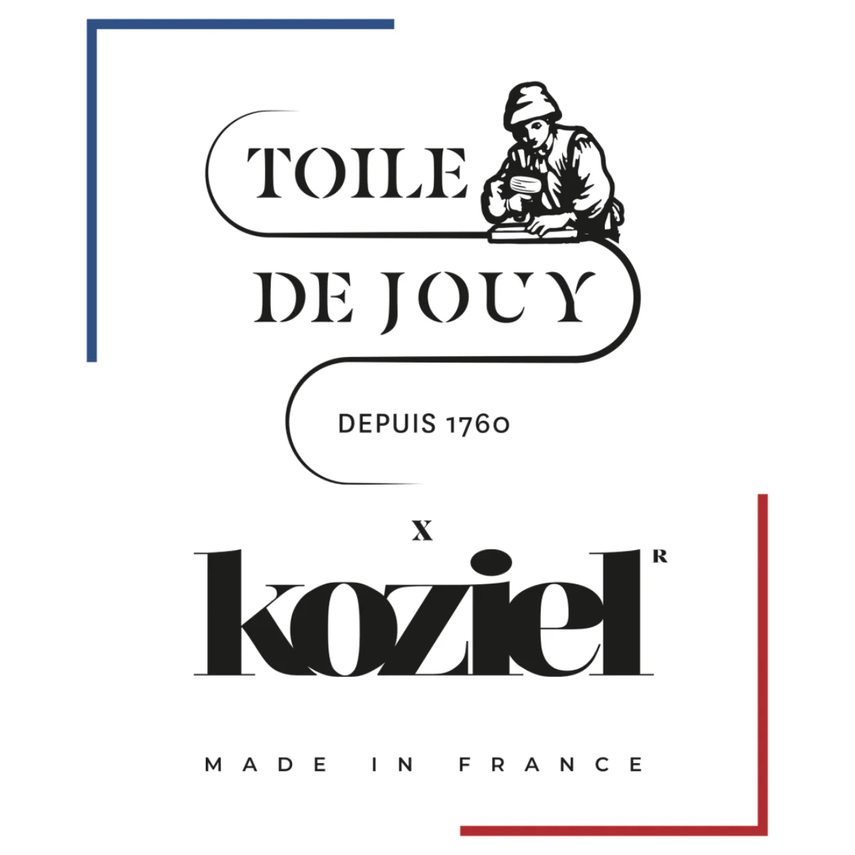 Set de table ovale Offrande à l'amour - Toile de Jouy - Image 32