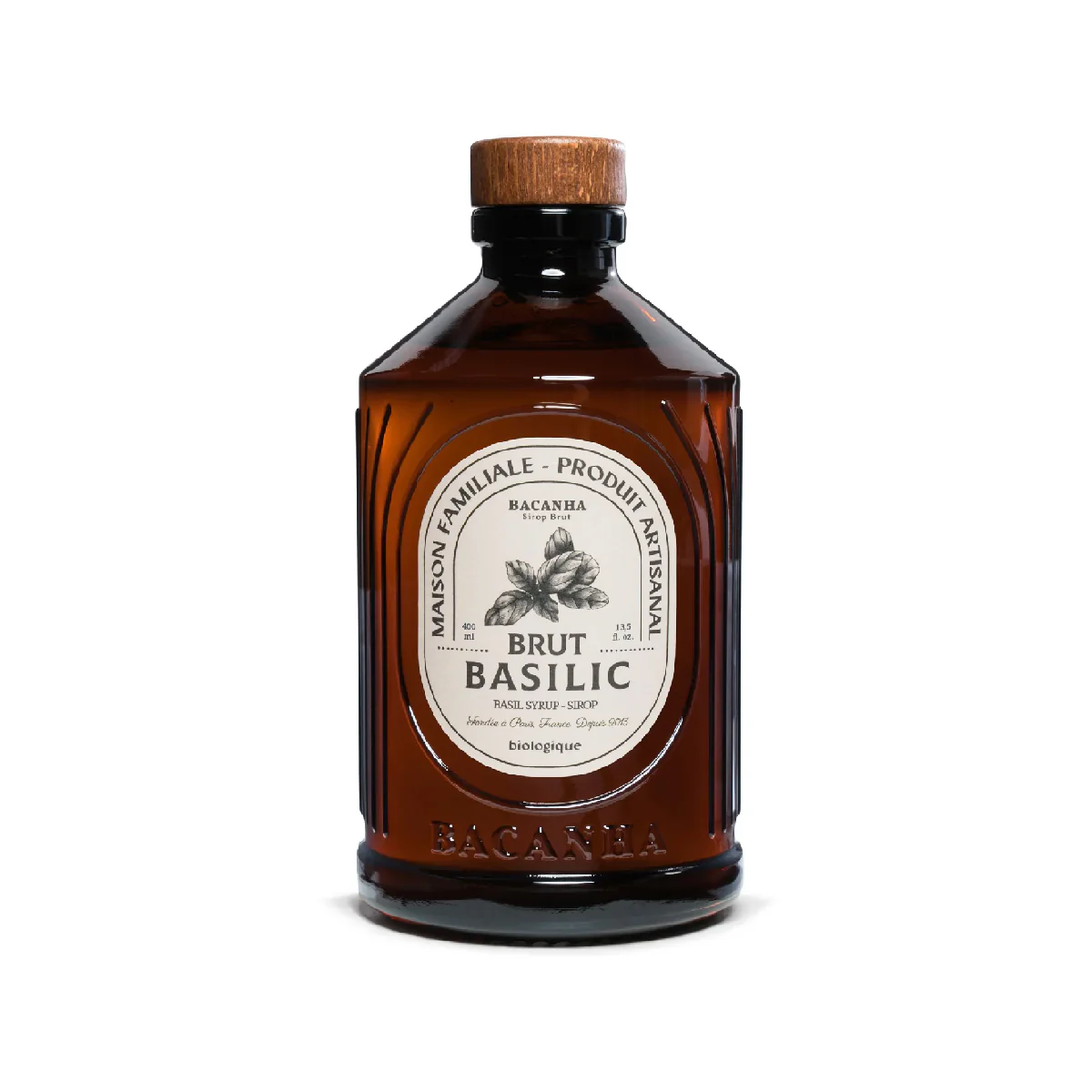 Sirop brut de Basilic Bio - 400 ml