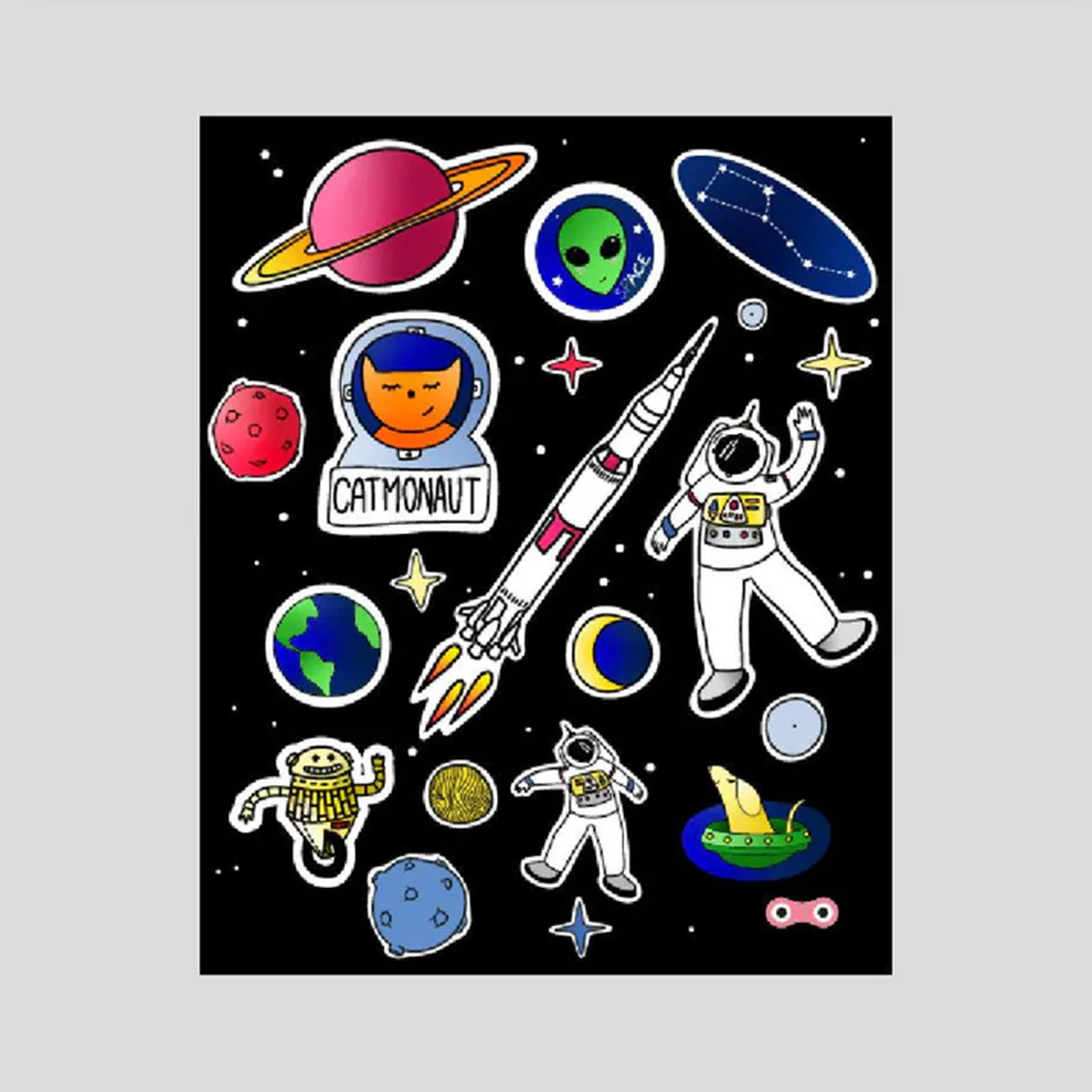 Stickers réfléchissants - Espace - Image 2
