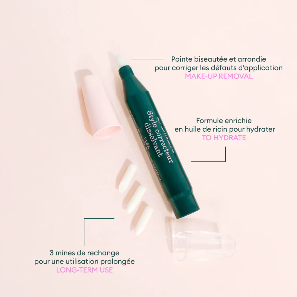 Stylo Correcteur Dissolvant - Image 4