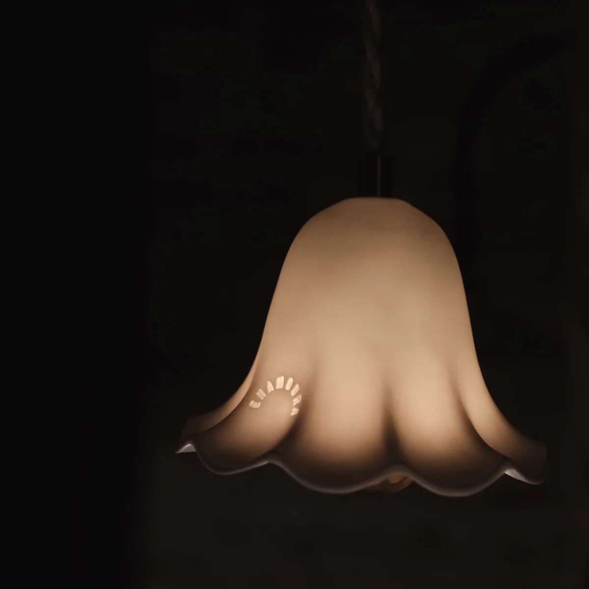 Suspension en applique Lili en Porcelaine biscuit - Image 2