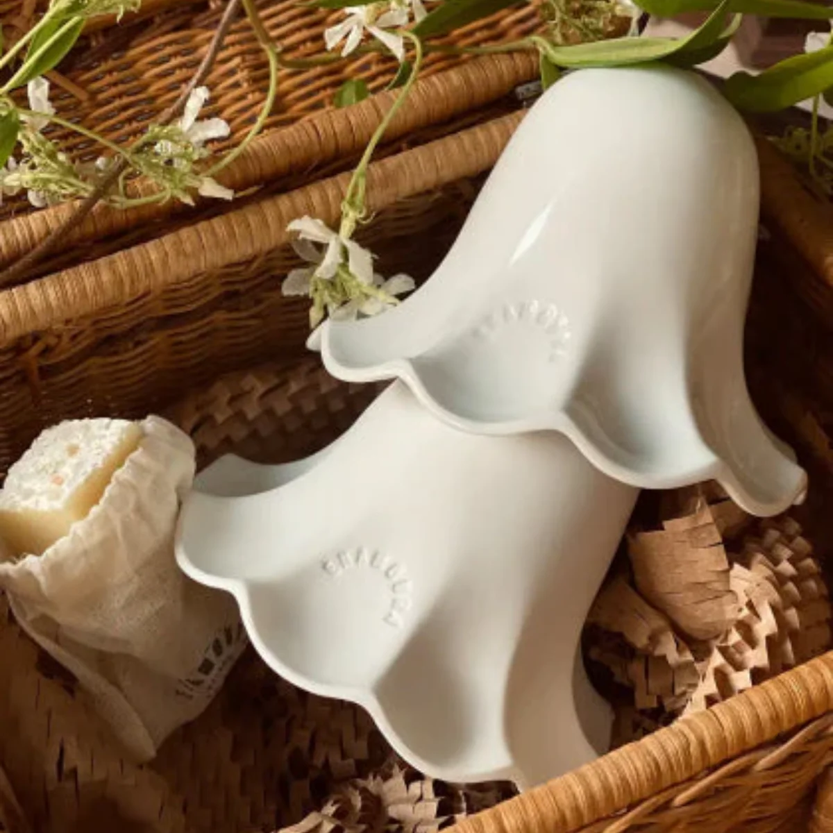 Suspension en applique Lili en Porcelaine biscuit - Image 4