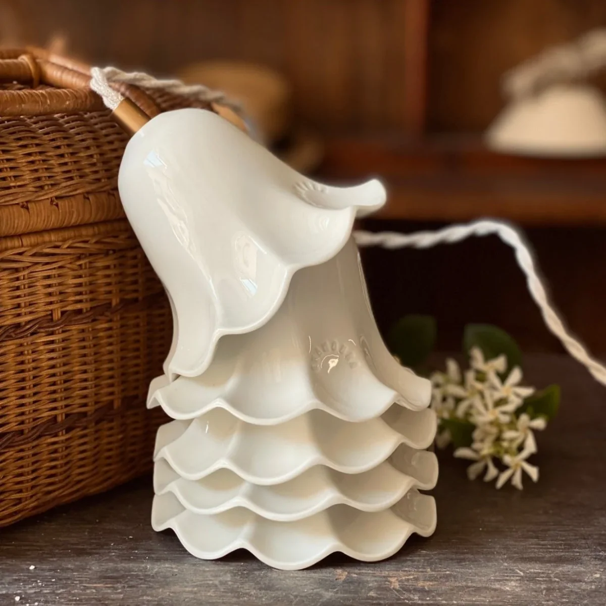 Suspension en applique Lili en Porcelaine émaillée - Image 2