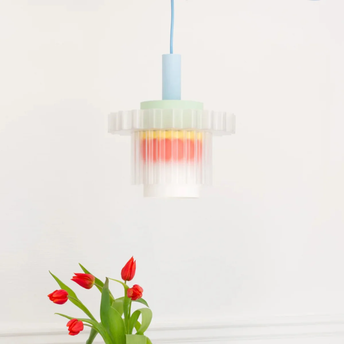Suspension Gigi n°5 - Cable Bleu Ciel - Image 6