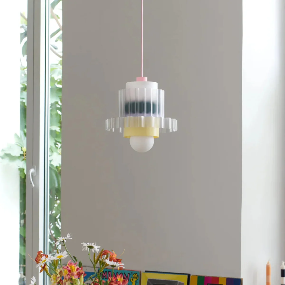 Suspension Gigi n°5 - Cable Rose - Image 10