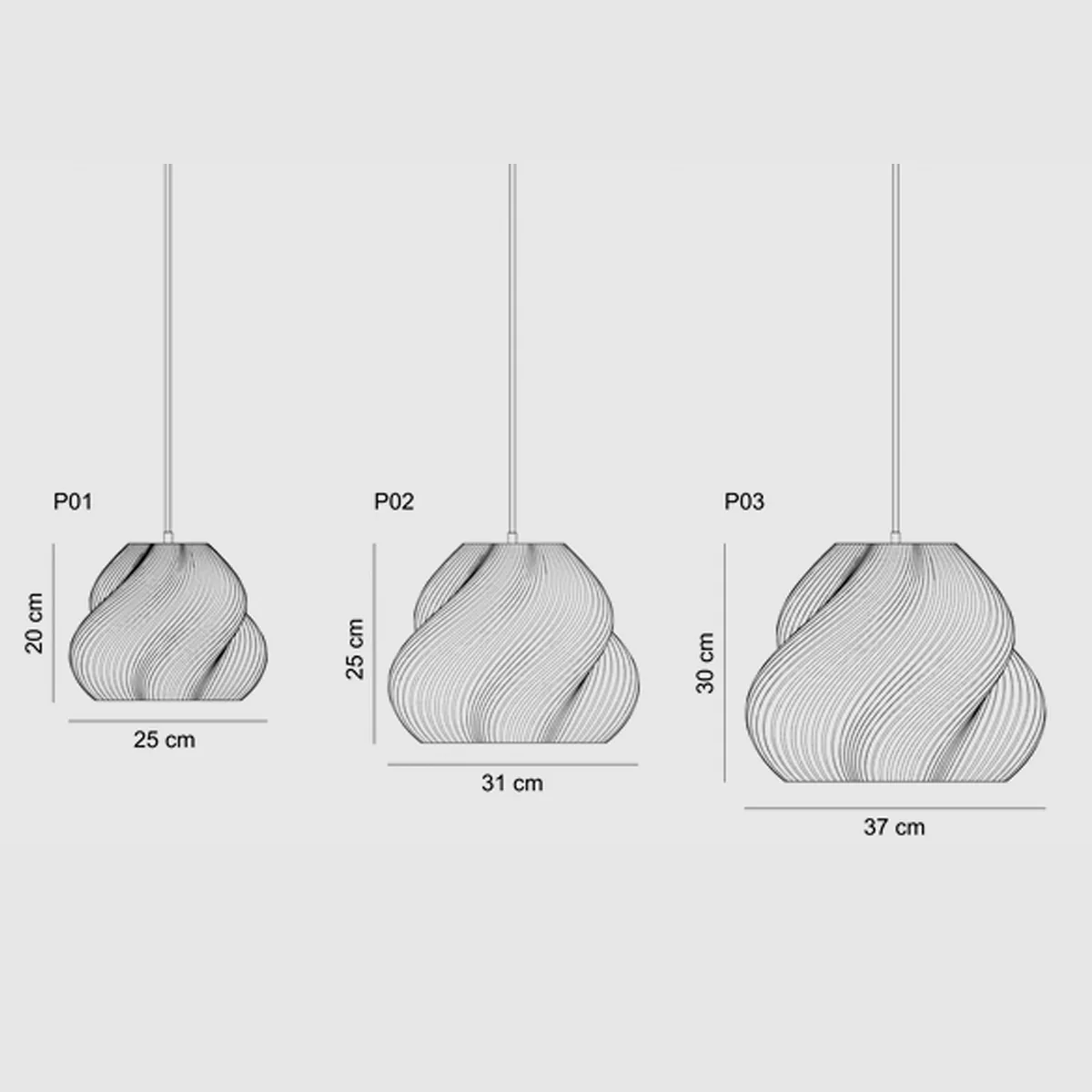 Suspension Soft Serve Pendant Brass - Image 8