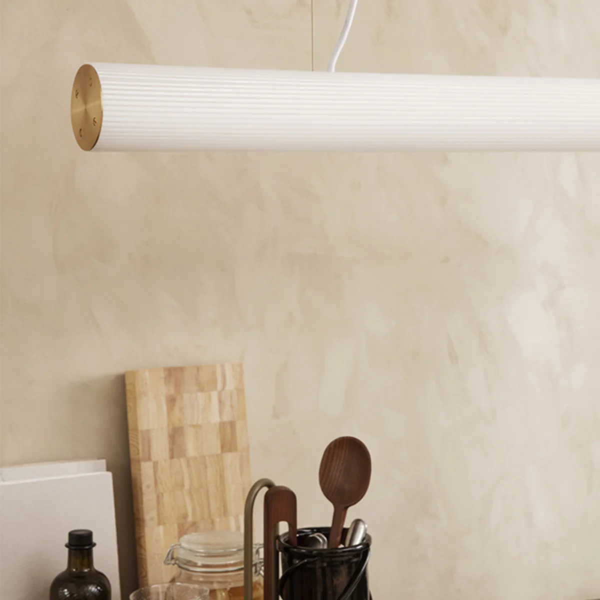 Suspension Vuelta - 100 cm - Blanc & Doré - Image 4