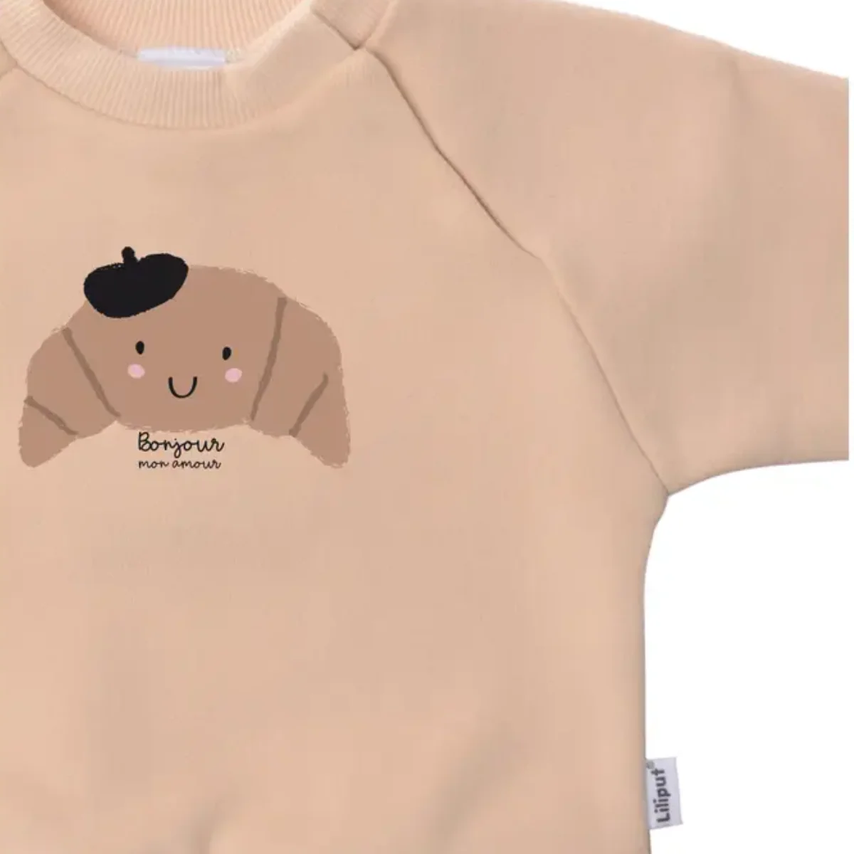 Sweatshirt Croissant Beige - Image 3