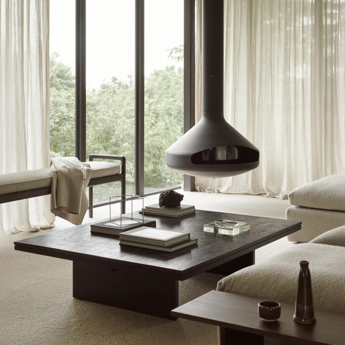 Table basse Grooves - Teck off Noir - Image 16