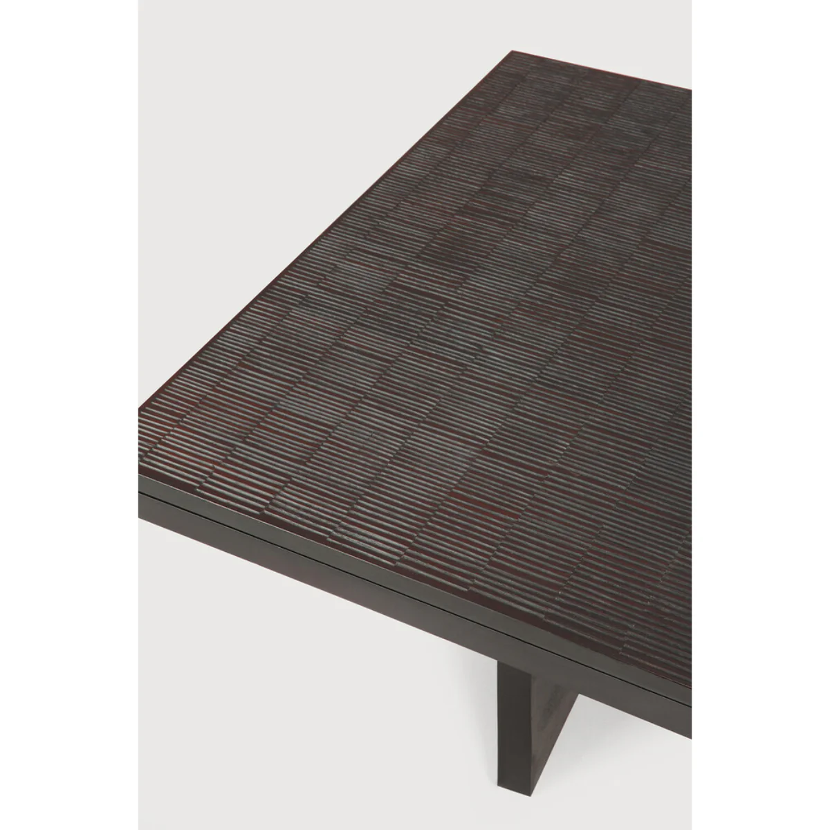 Table basse Grooves - Teck off Noir - Image 4