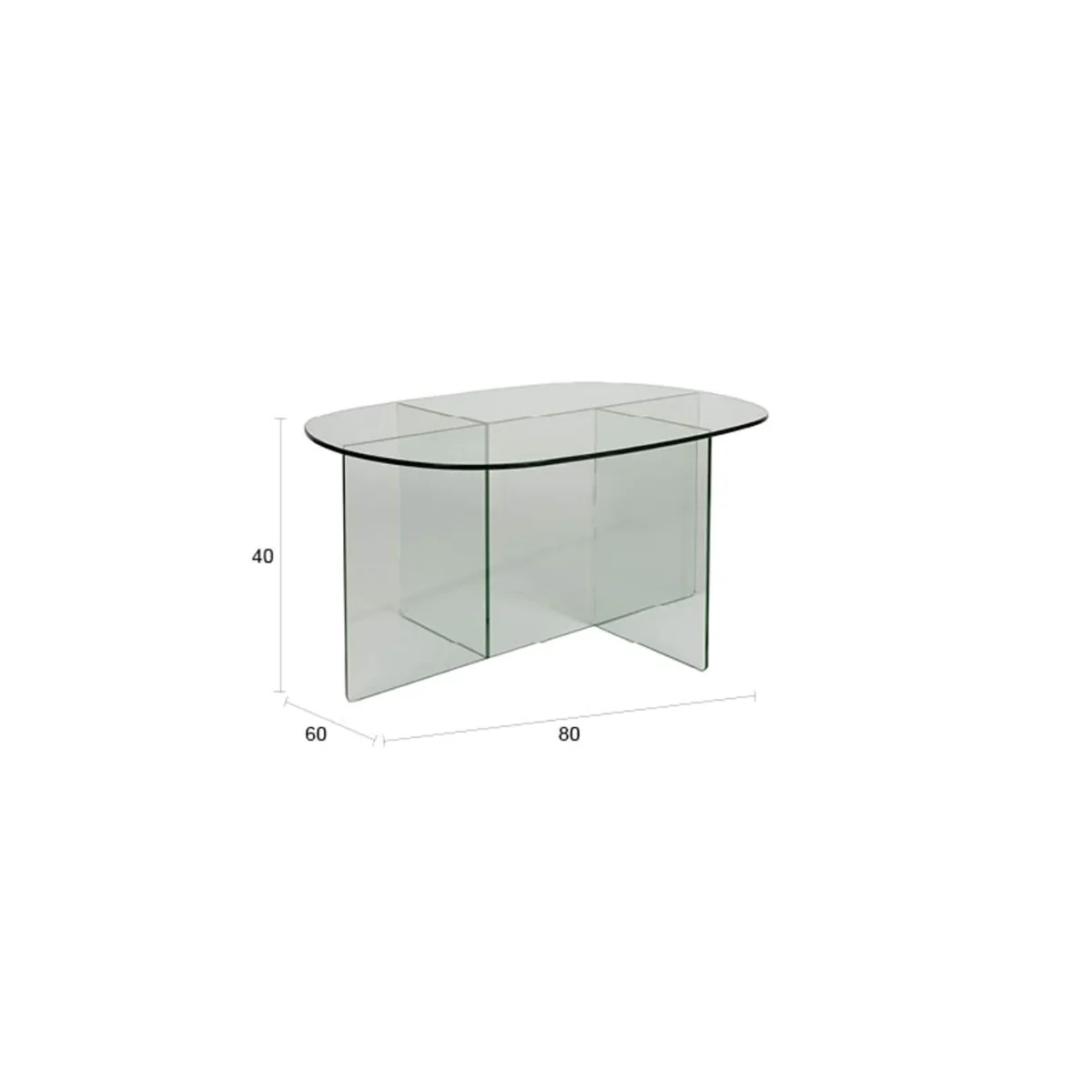 Table basse Linea Transparent - Image 11