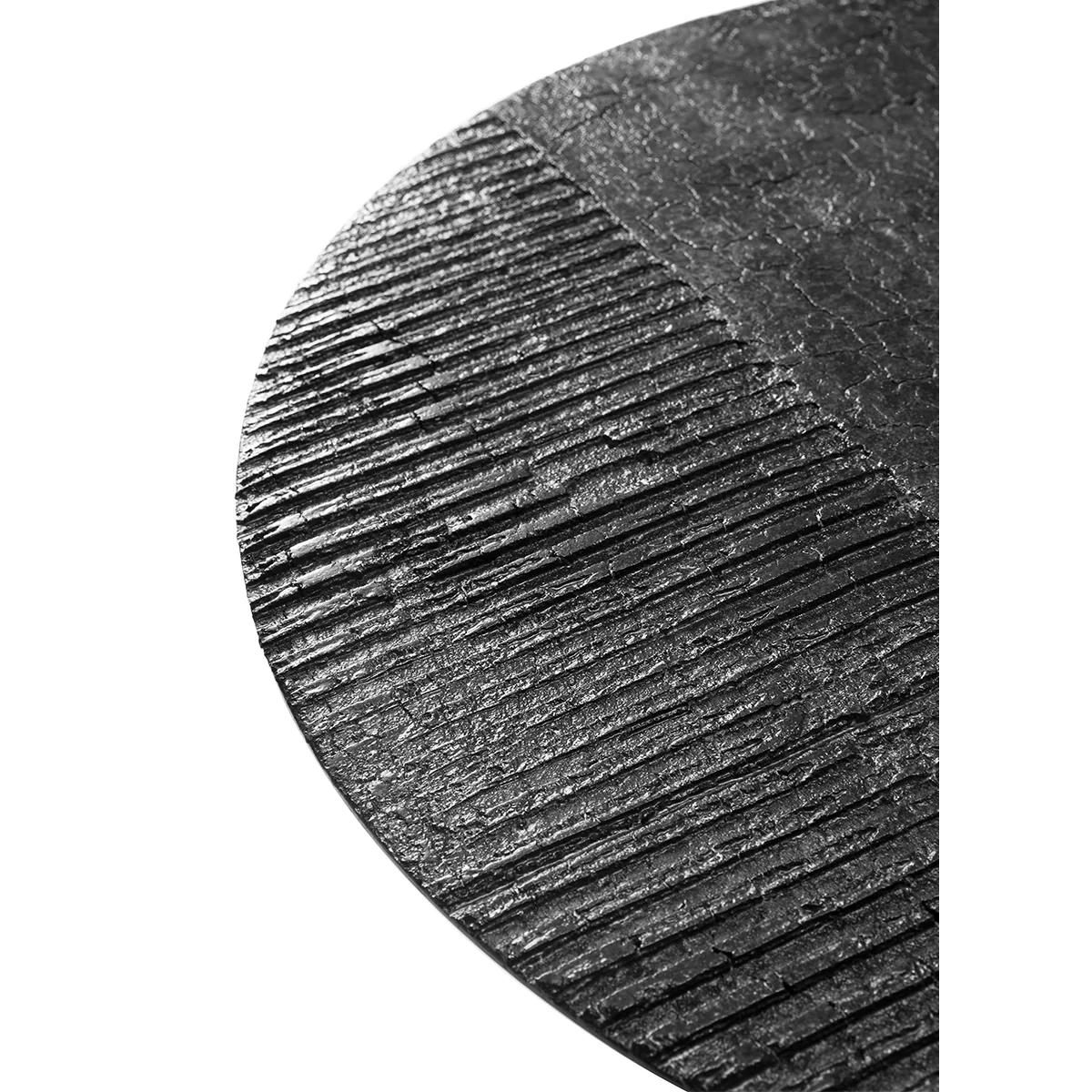 Table basse Luna en mineaux - noir - Ø 65 x h 41 cm - Image 2